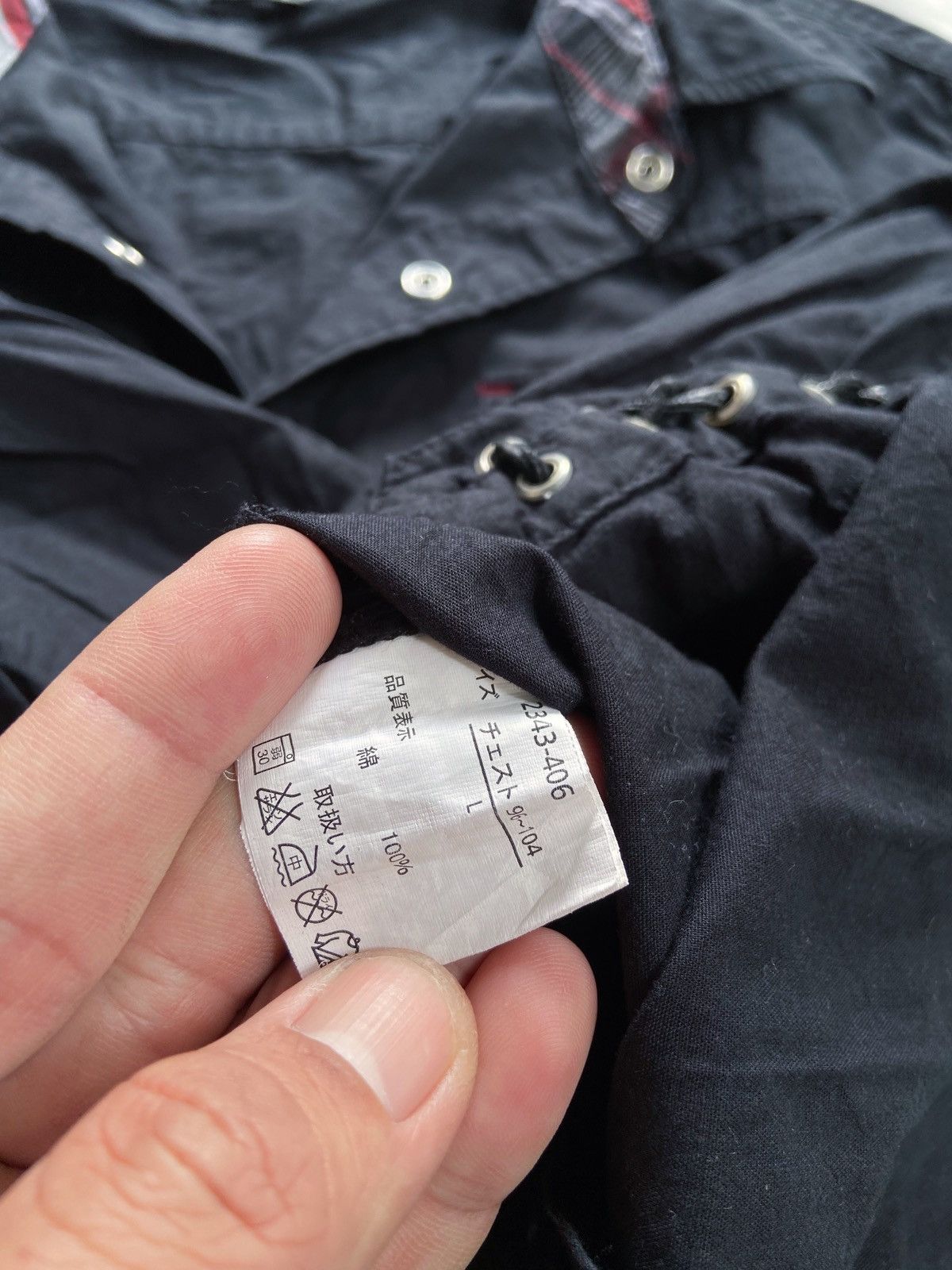 14th Addiction MODE MODO JAPANESE PUNK POEM BUTTON UP SHIRT Size US M / EU 48-50 / 2 - 9 Thumbnail