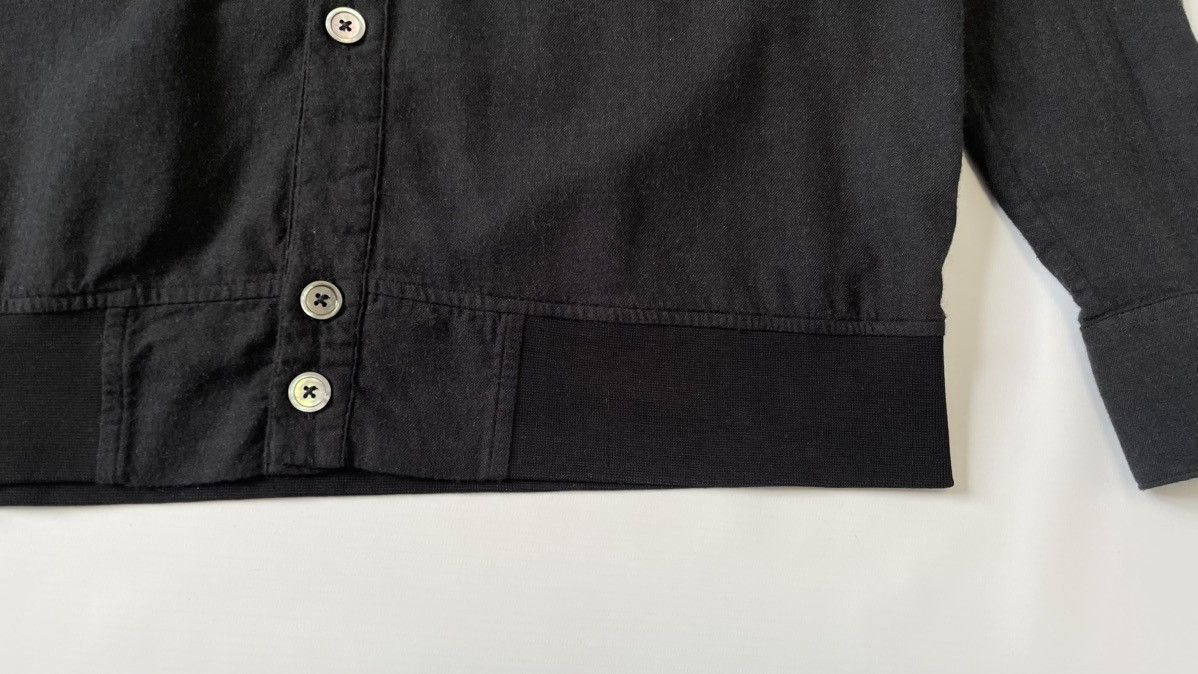 A/W 14 ‘Tobacco Fleck’ Black Wool Shirt