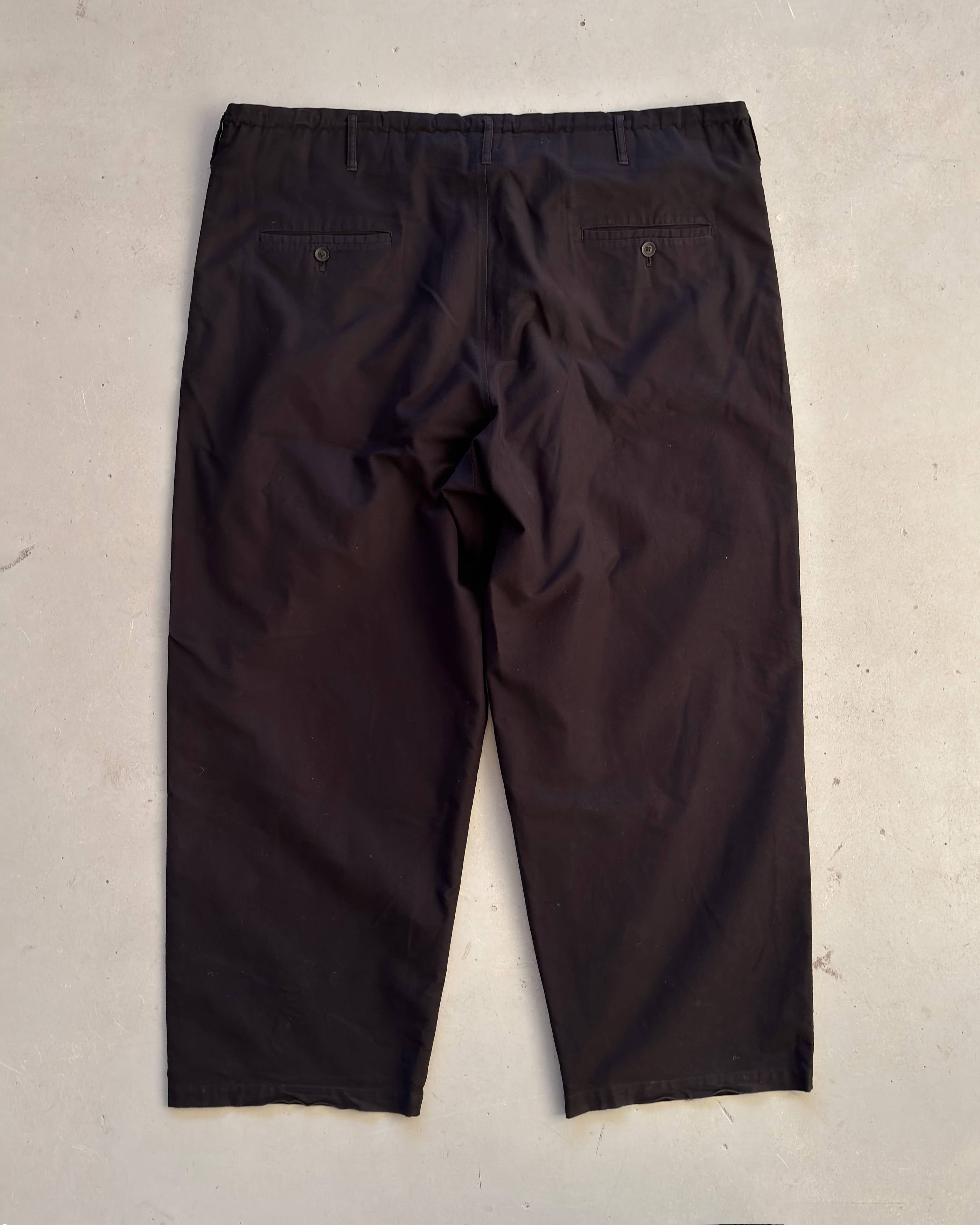 Yohji Yamamoto Yohji Yamamoto Drawstring Pants Navy Size US 34 / EU 50 - 8 Thumbnail