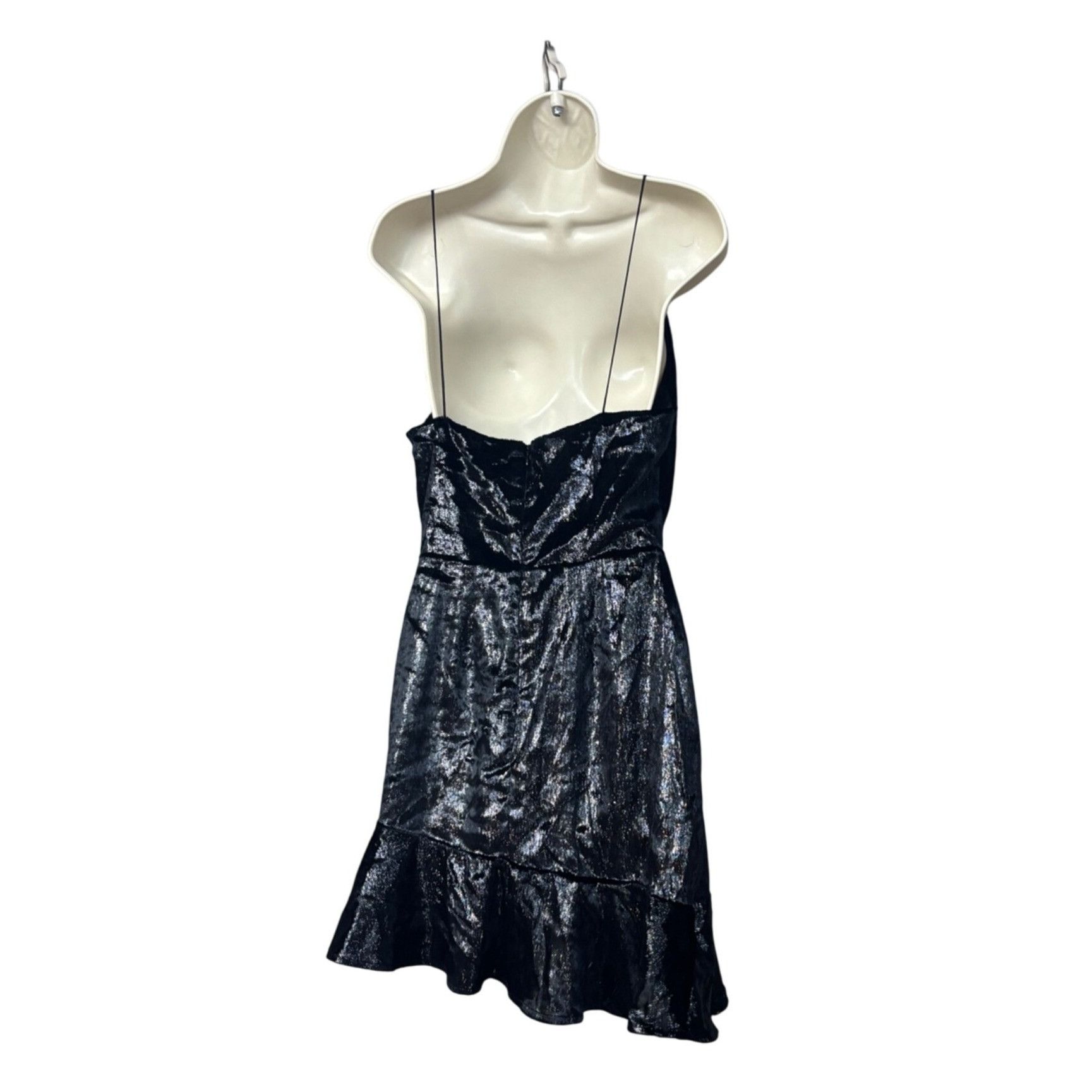 Other LEYDEN Women's Ruffle-hem Spaghetti Strap Cowl Neck Shimme Size XL / US 12-14 / IT 48-50 - 6 Thumbnail