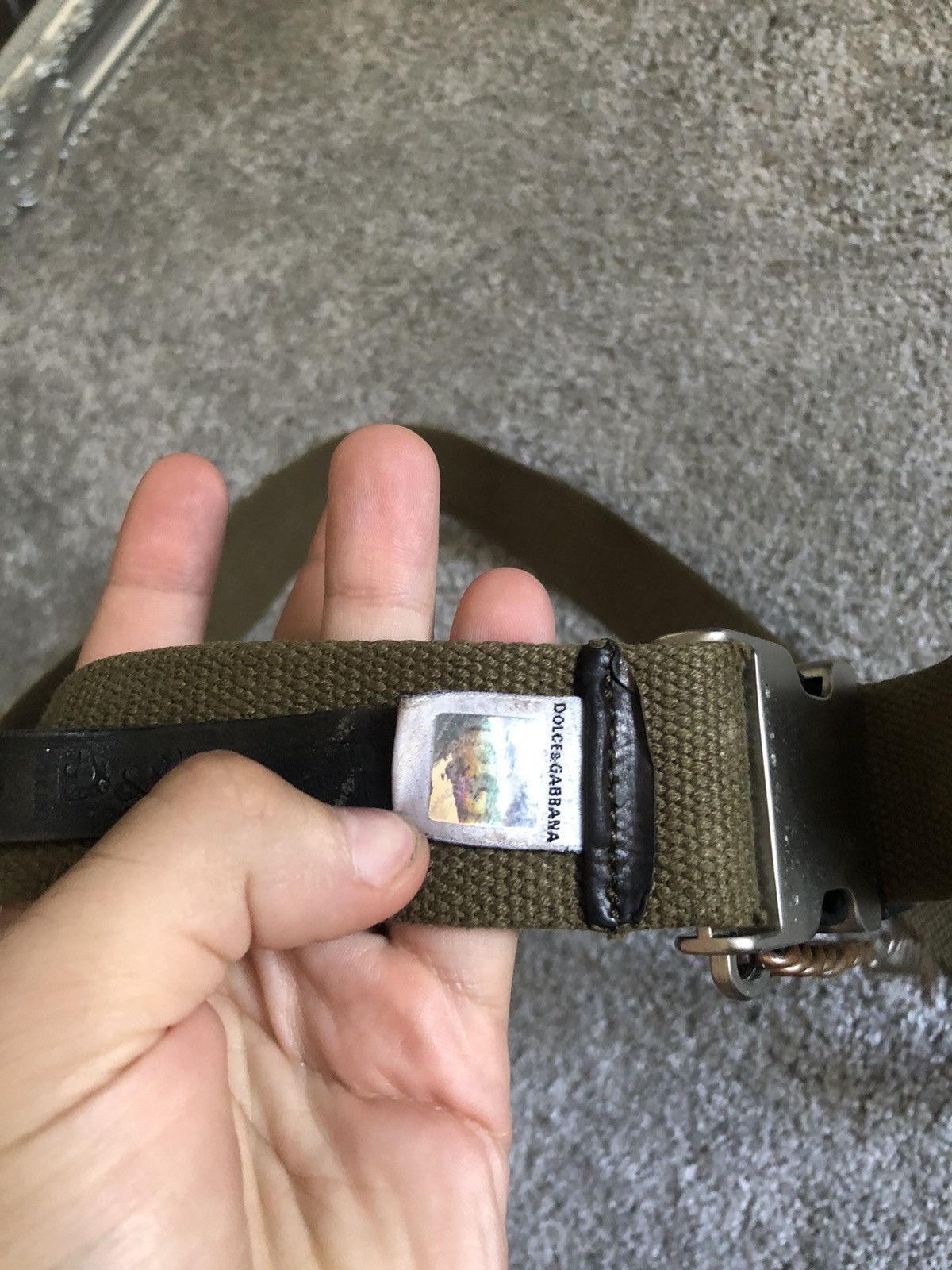 Dolce & Gabbana × Vintage VINTAGE Y2K DOLCE AND GABBANA MILITARY BELT Size ONE SIZE - 5 Thumbnail