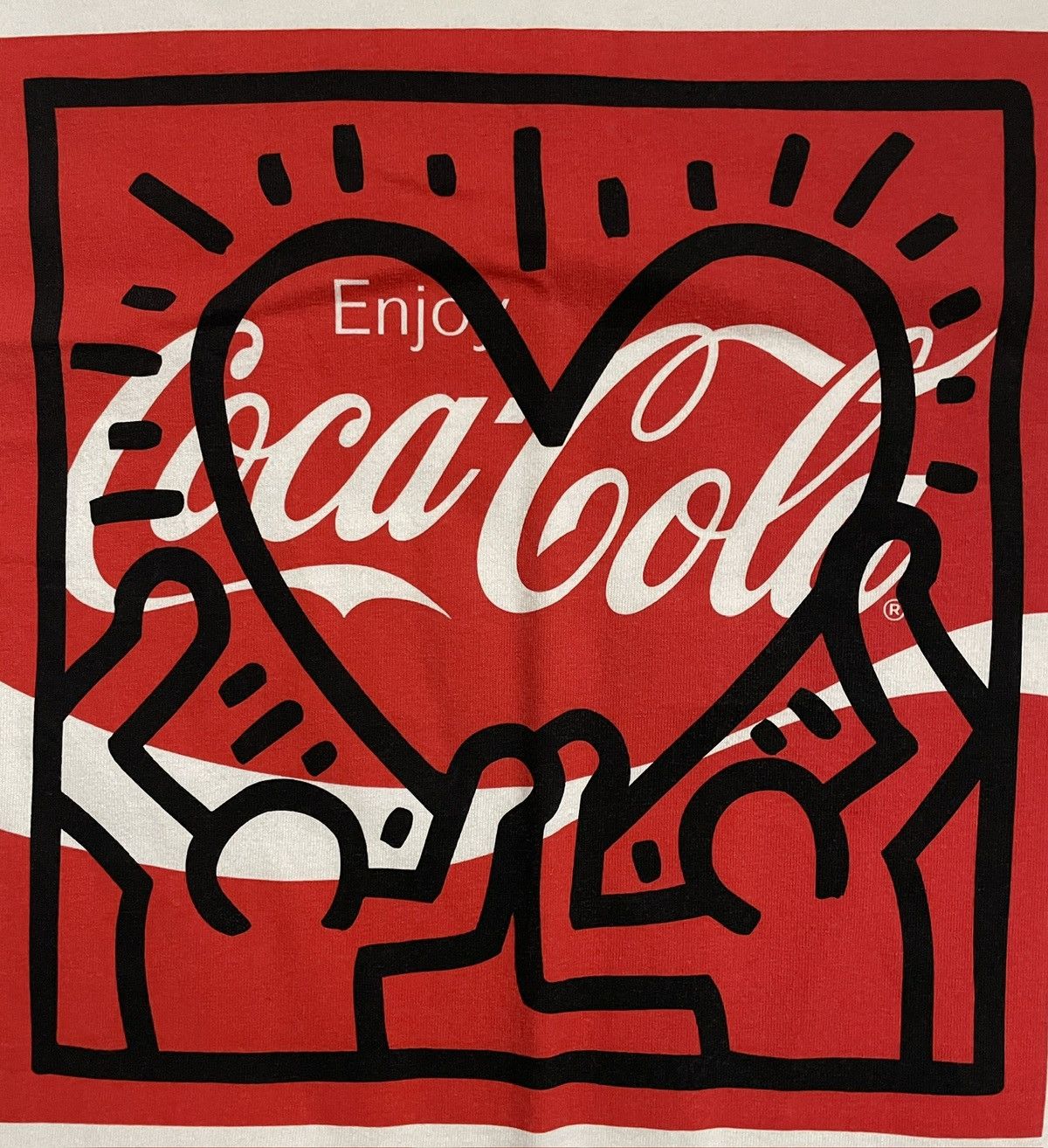 Uniqlo UNIQLO Keith Haring X Coca-Cola T shirt Size US XL / EU 56 / 4 - 1 Thumbnail