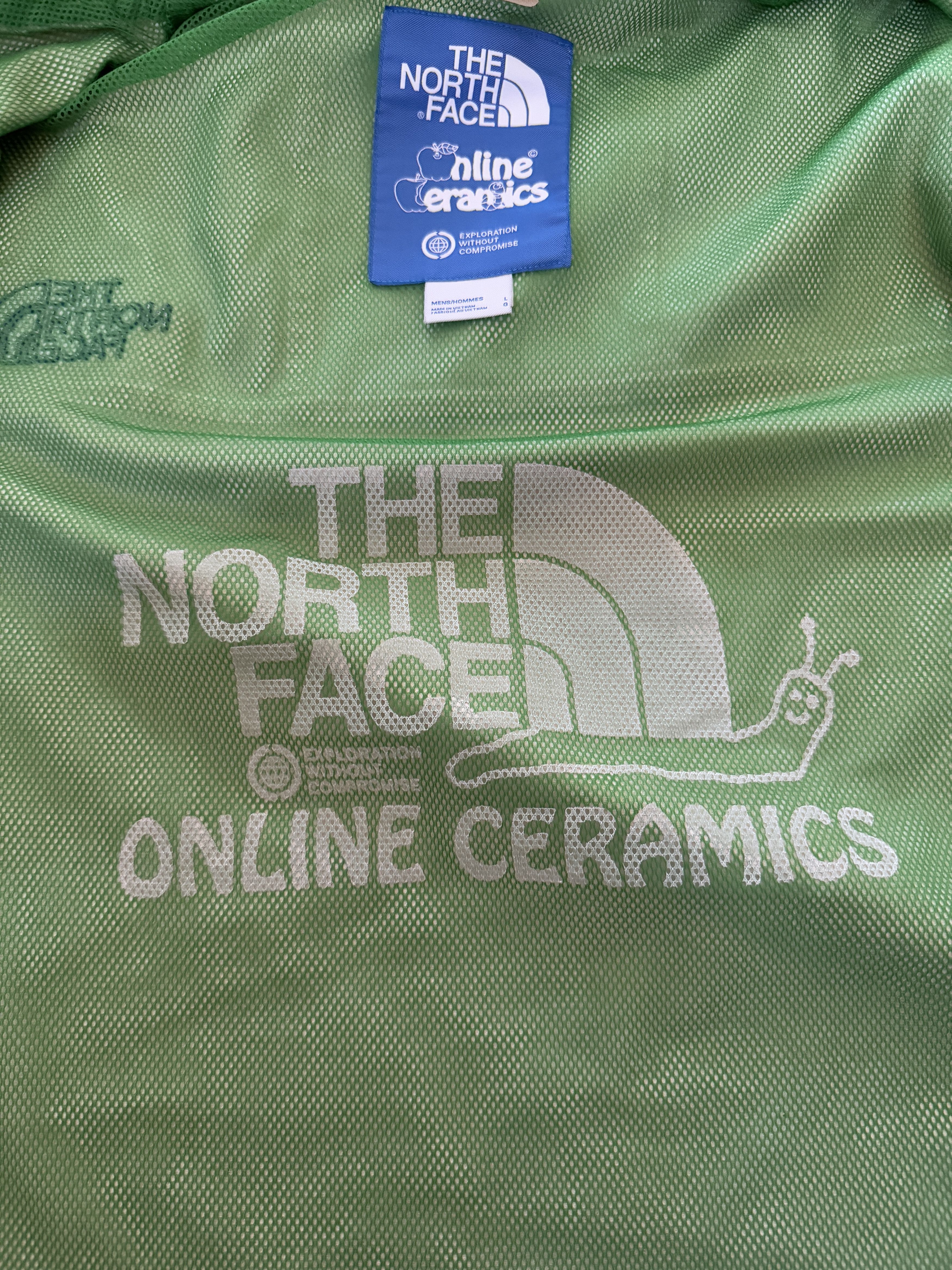Online Ceramics × The North Face TNF Online Ceramics Mountain Parka White Canvas Size US L / EU 52-54 / 3 - 15 Thumbnail