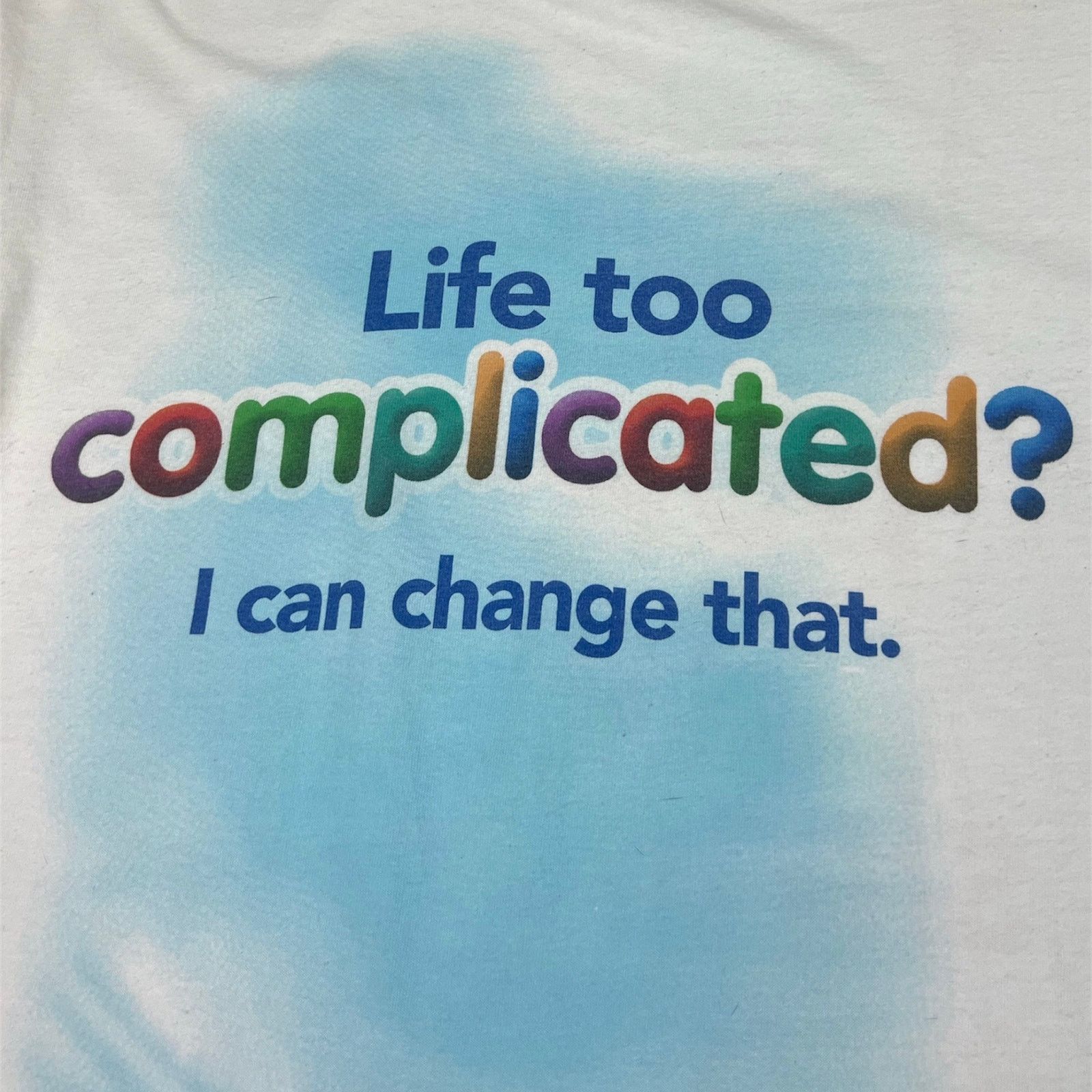 Gildan Vintage Mediacom Life Too Complicated Tee Size US M / EU 48-50 / 2 - 3 Thumbnail