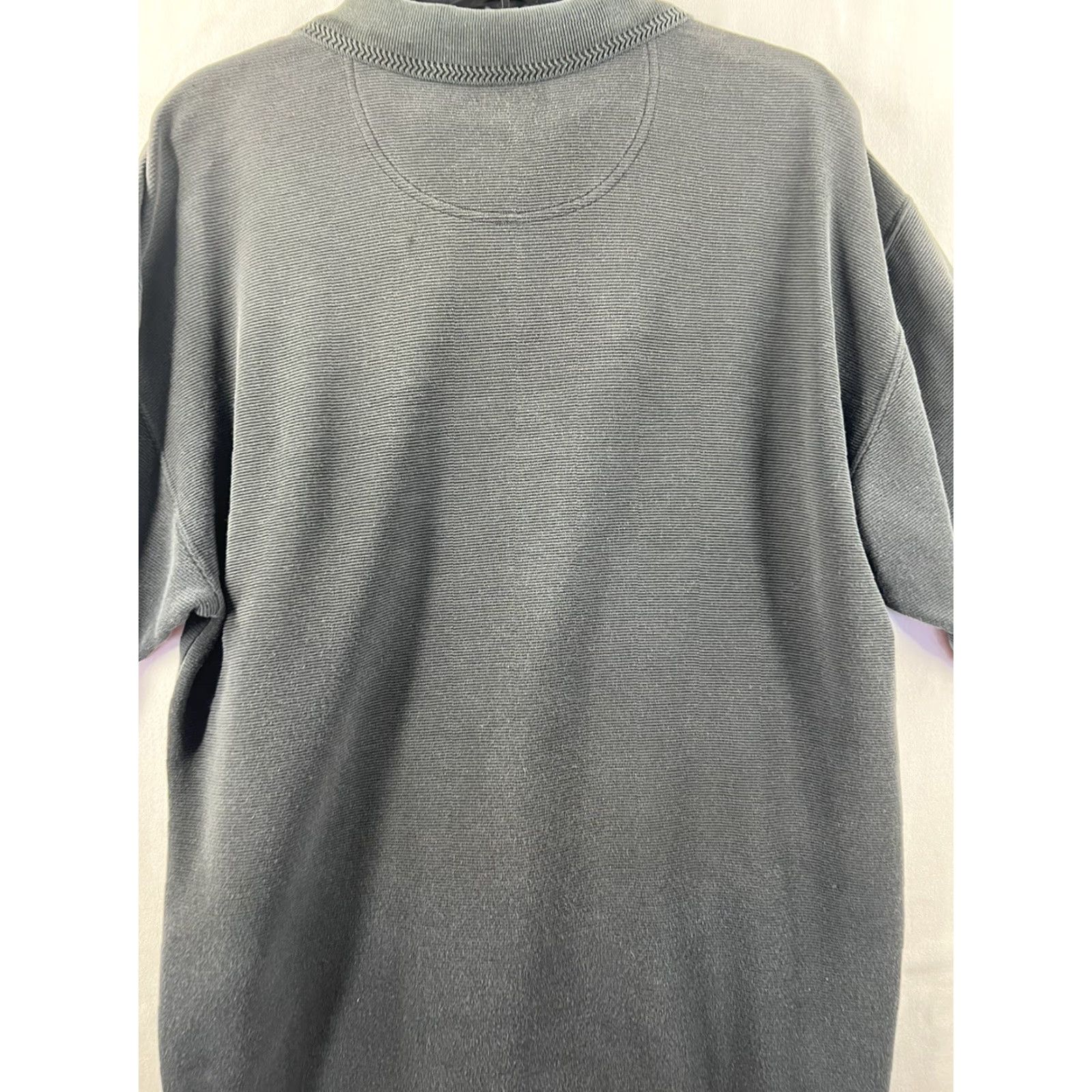 Tommy Bahama Tommy Bahama Polo Shirt Mens Large Gray Marlin Casual Short Sleeve Golf Size US L / EU 52-54 / 3 - 8 Thumbnail
