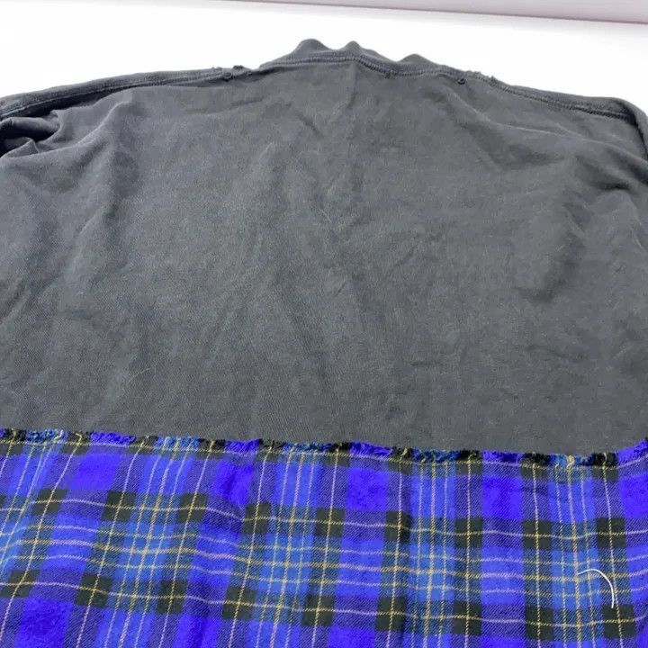 Balenciaga Balenciaga Patchwork Check Print Button-Up Shirt 0079-2507 Size US M / EU 48-50 / 2 - 1 Thumbnail