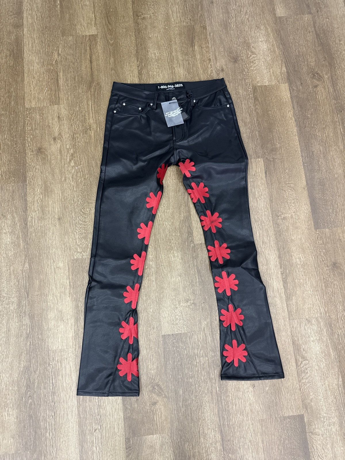 LOSTSHDWS OG LEATHER PANT (RED) Size US 38 / EU 54 - 1 Thumbnail
