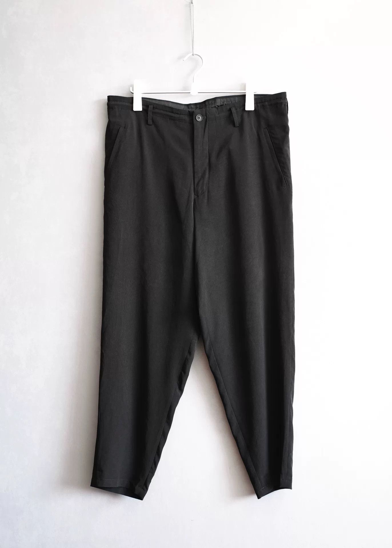 Yohji Yamamoto Yohji Yamamoto 24SS Black Straight Pants Size 28" / US 6 / IT 42 - 1 Thumbnail
