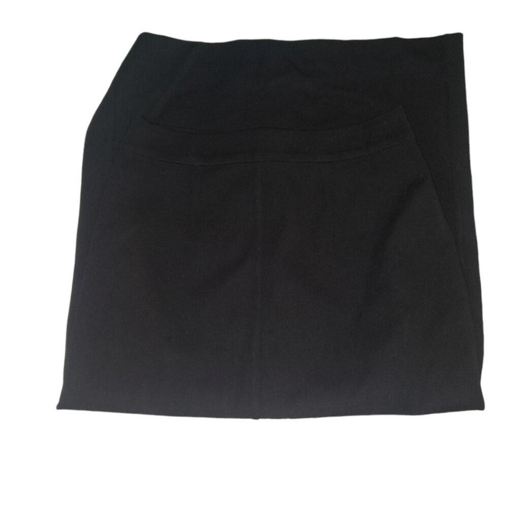 Chicos CT1786 Black Label By Chico's Black Skirt M Size 32" / US 10 / IT 46 - 3 Thumbnail