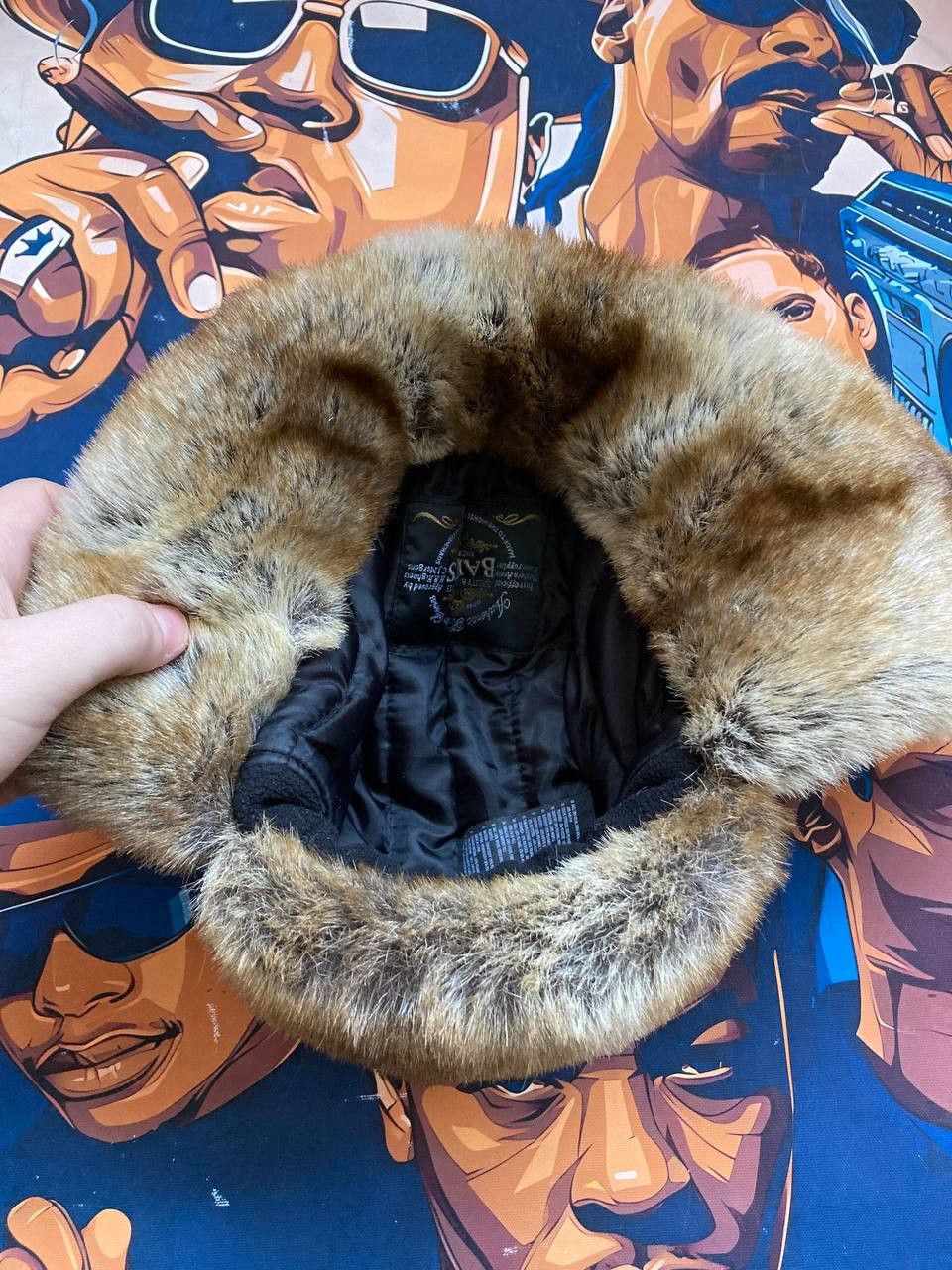 Japanese Brand × Vintage Y2K Faux Fur Ushanka Vintage Fuzzy Warm Trapper Hat Rare Size ONE SIZE - 3 Thumbnail