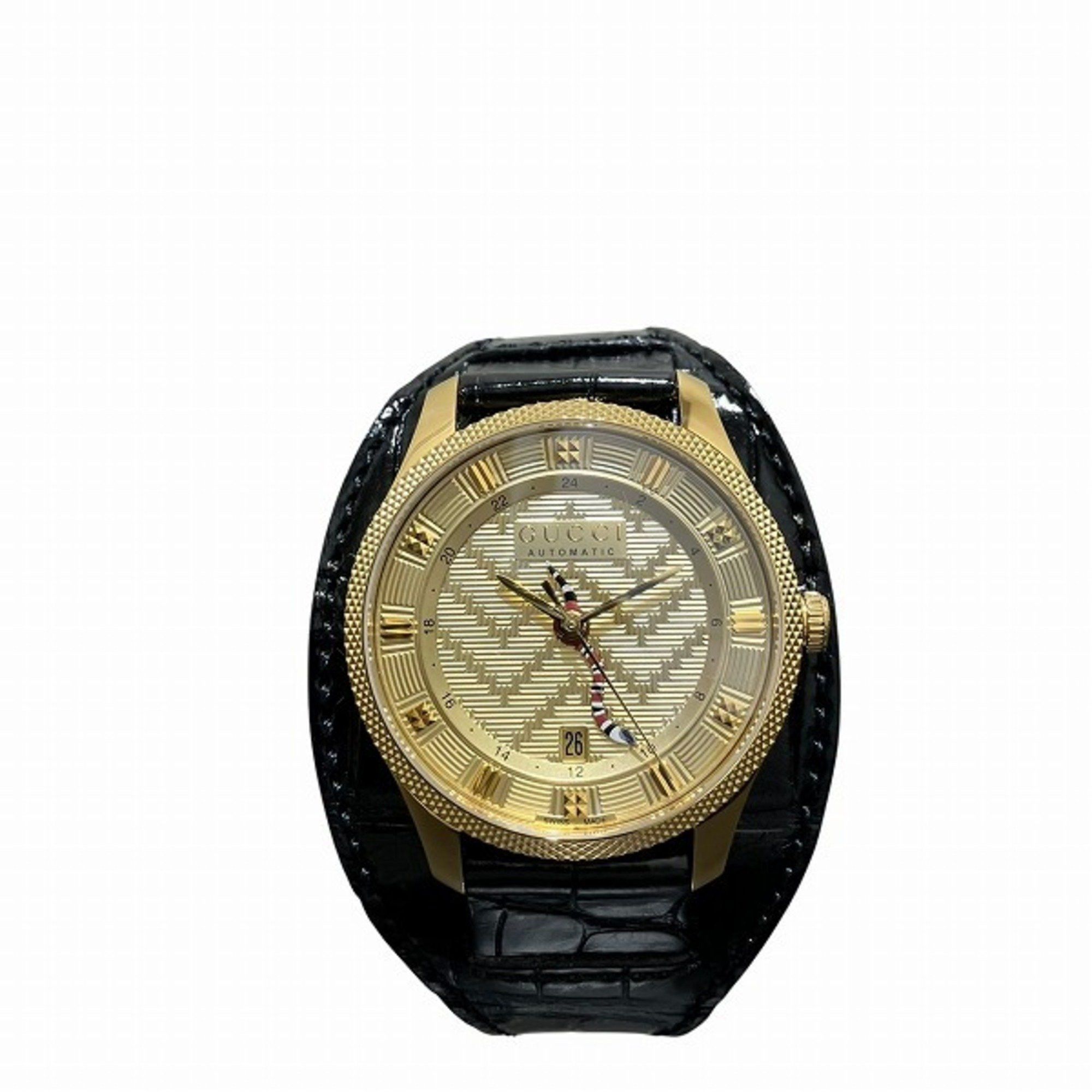 Gucci GUCCI Elyx YA126342 Automatic GMT Snake Watch Men's Size ONE SIZE - 1 Thumbnail