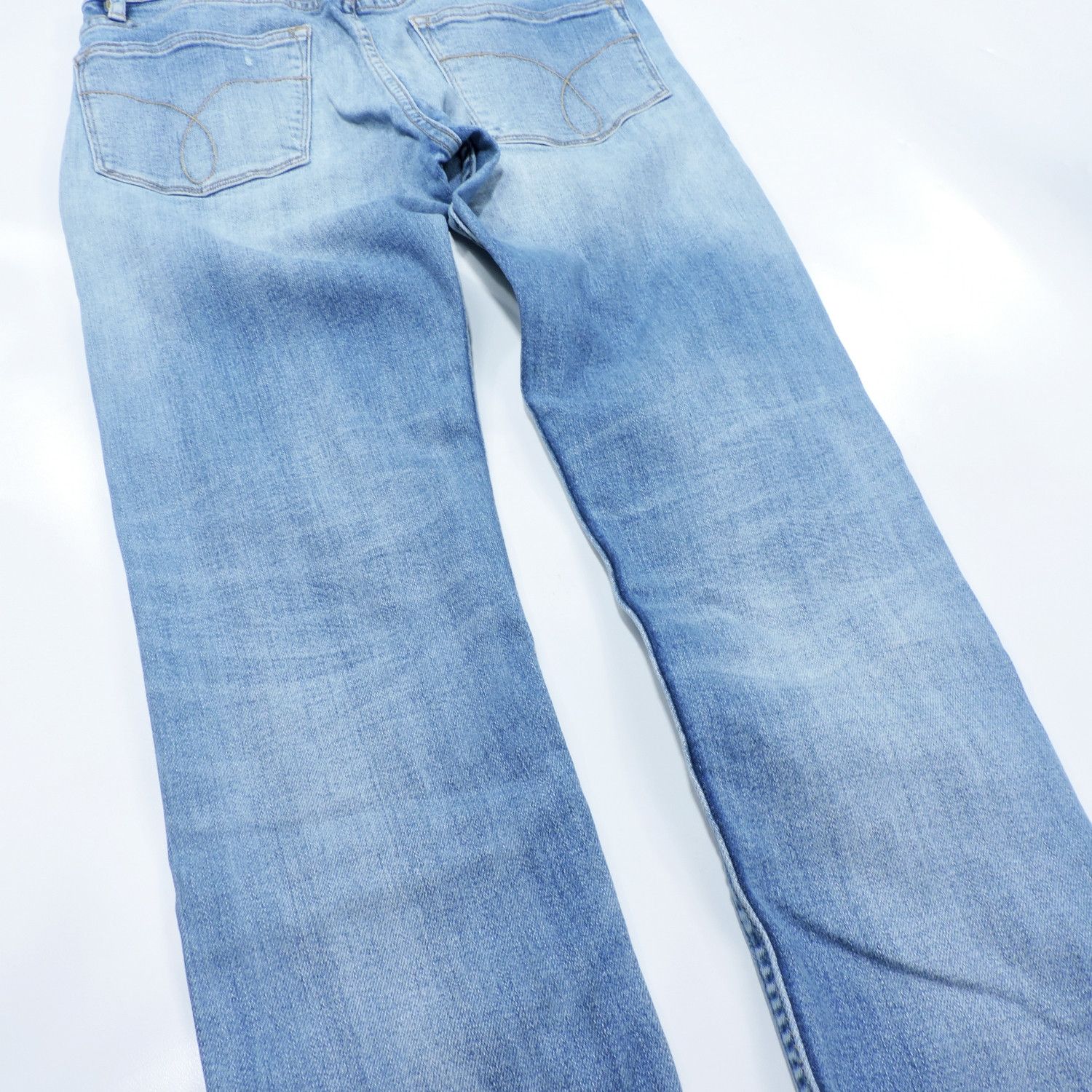 Calvin Klein CK PREMIUM ITALIAN STRETCH SELVEDGE CASPIAN SEA SLIM DENIM Size US 27 - 16 Thumbnail