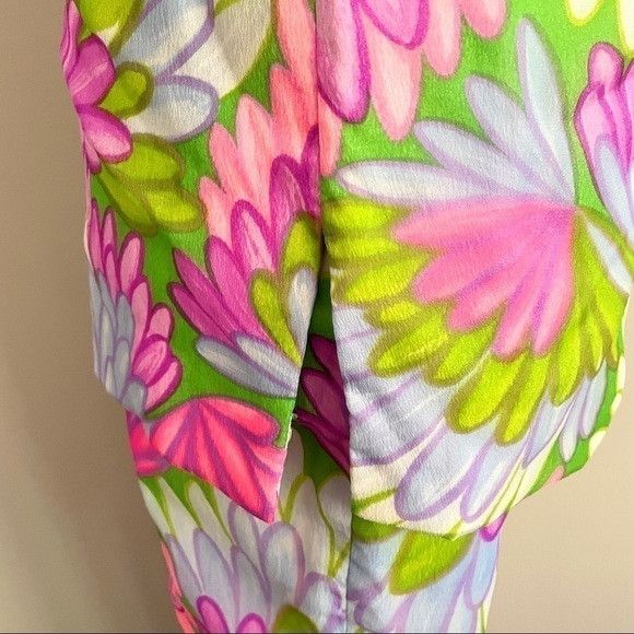 Vintage Vintage 60s Floral Hippie Short Sleeve Pant Suit - XS/24" Size XS / US 0-2 / IT 36-38 - 5 Thumbnail
