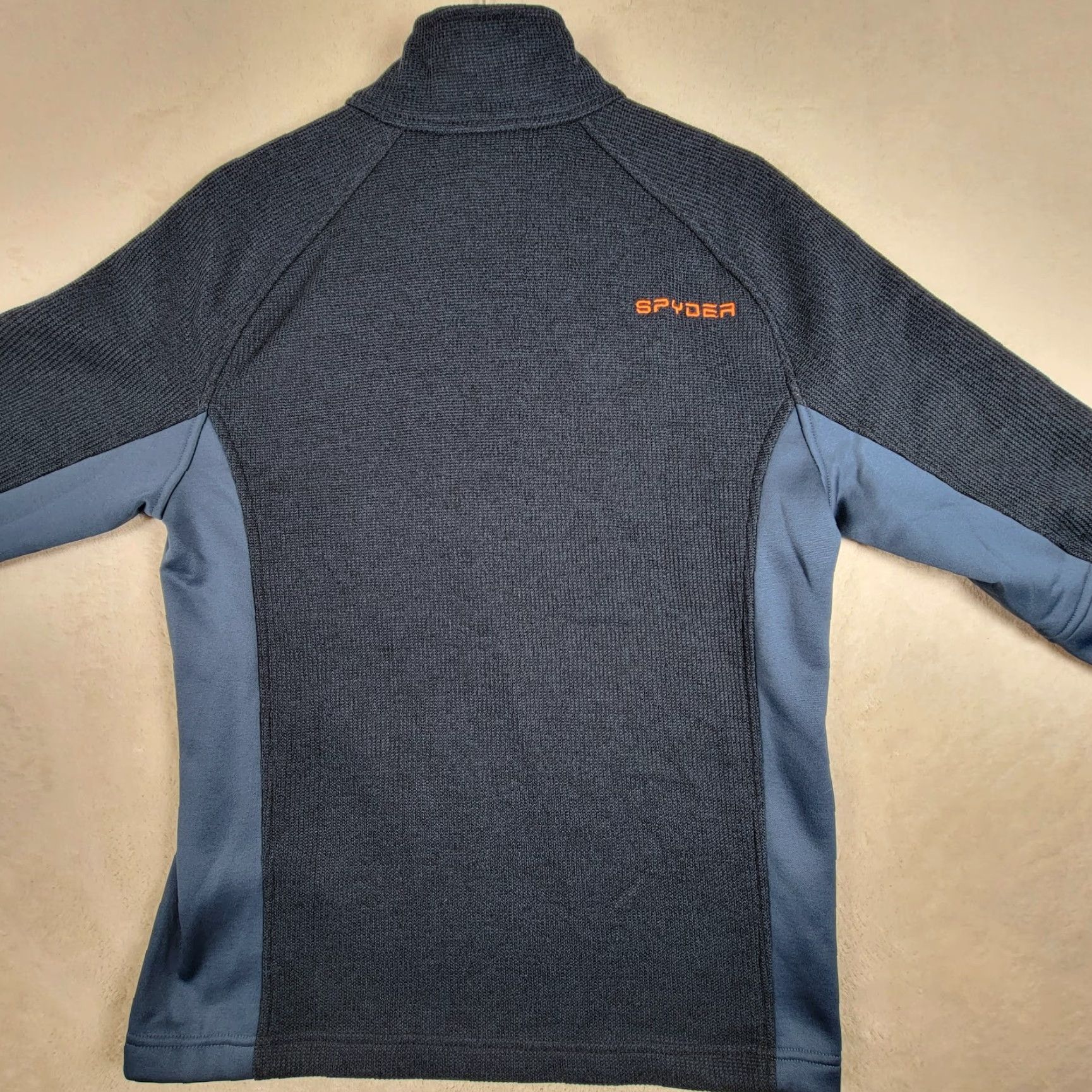 Spyder Spyder Sweater Mens Medium Core Gray Orange 1/2 Zip Fleece Pullover Outdoor Shirt Pullover Size US M / EU 48-50 / 2 - 4 Thumbnail