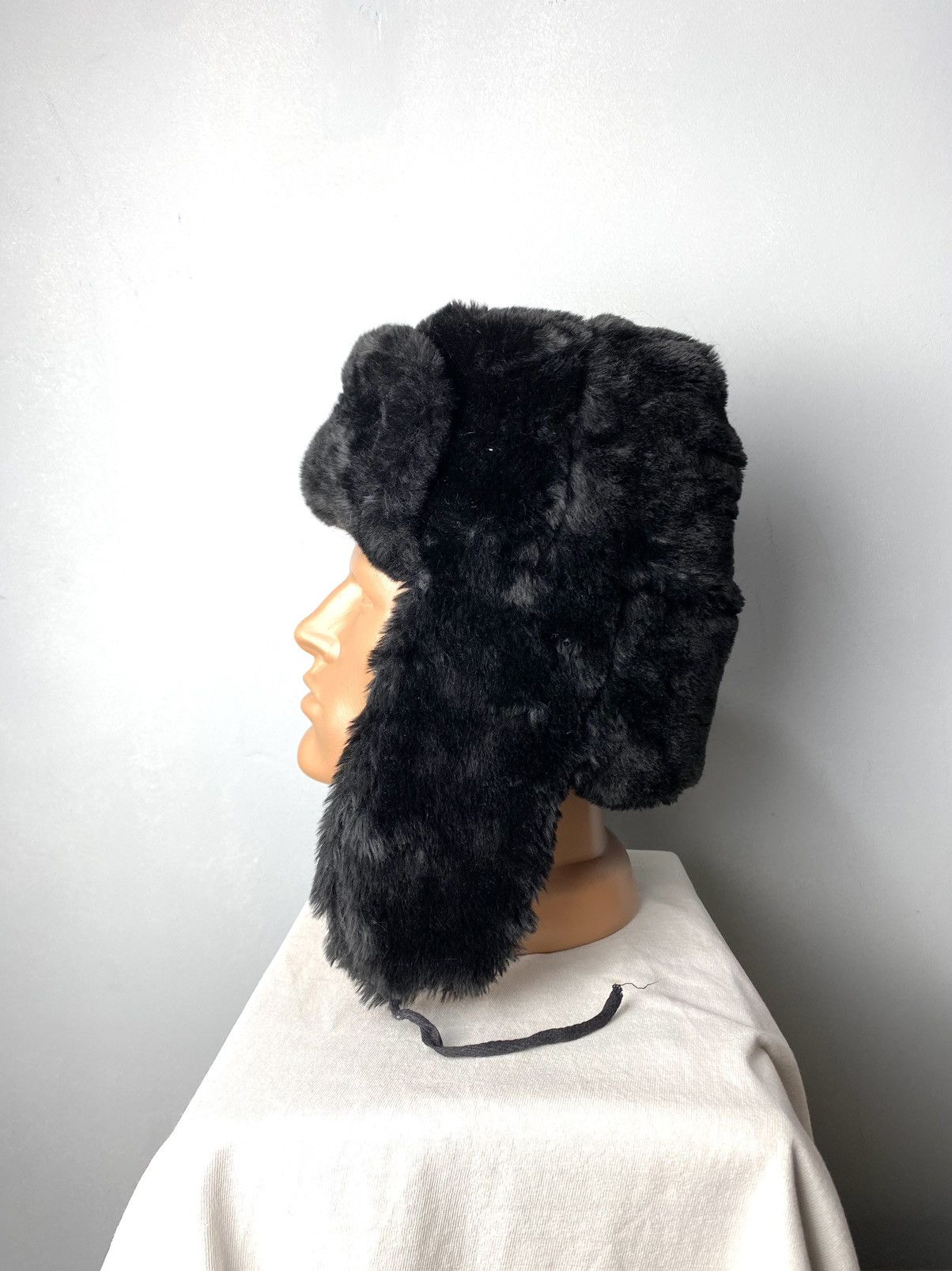 Vintage Vintage 90s Ushanka Beanie Mohair Streetwear Hype American Size ONE SIZE - 6 Thumbnail
