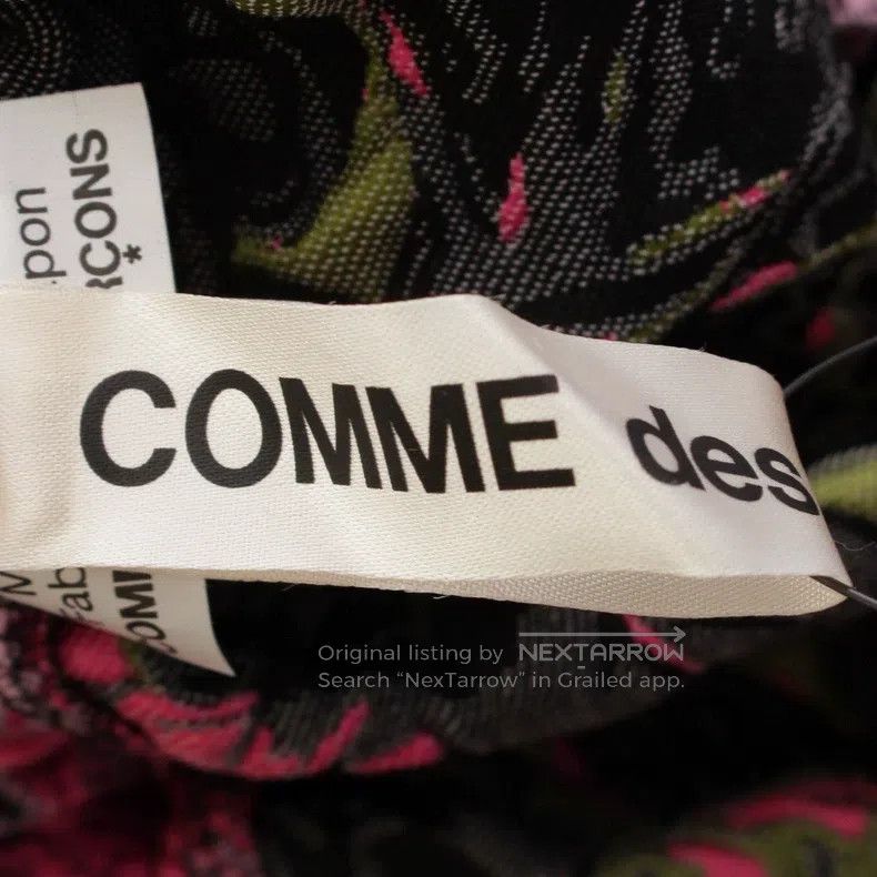 Comme des Garcons Comme Des Garcons size XS Pink Retro Floral Design Skirt Size 23" - 8 Thumbnail