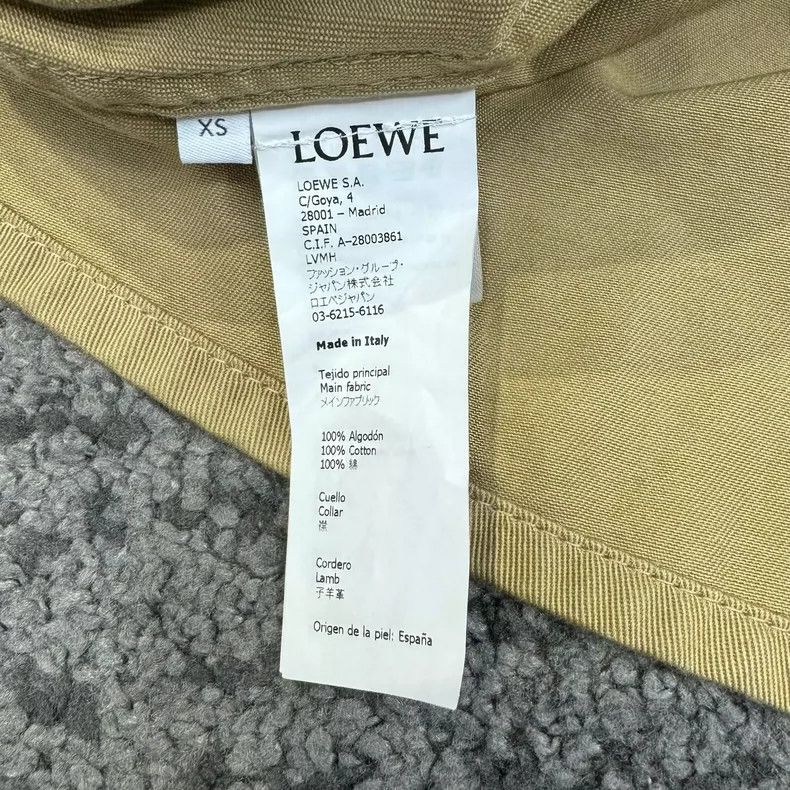 Loewe LOEWE Brown and elegant irregular emblem style coat Size XS / US 0-2 / IT 36-38 - 5 Thumbnail