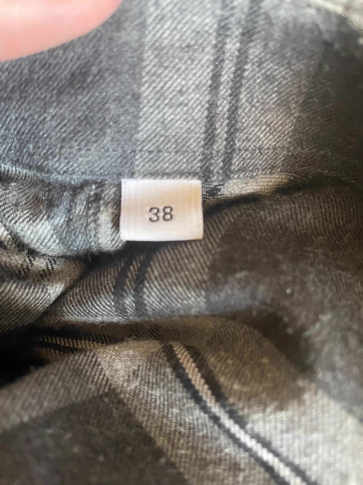 Givenchy Givenchy Grey Plaid Long Shirt Q4 Size US M / EU 48-50 / 2 - 6 Thumbnail