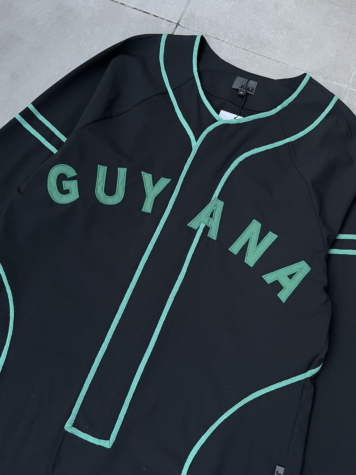 Saul Nash !DS! SS23 Saul Nash "GUYANA" Team Black Longsleeve Size US M / EU 48-50 / 2 - 11 Thumbnail