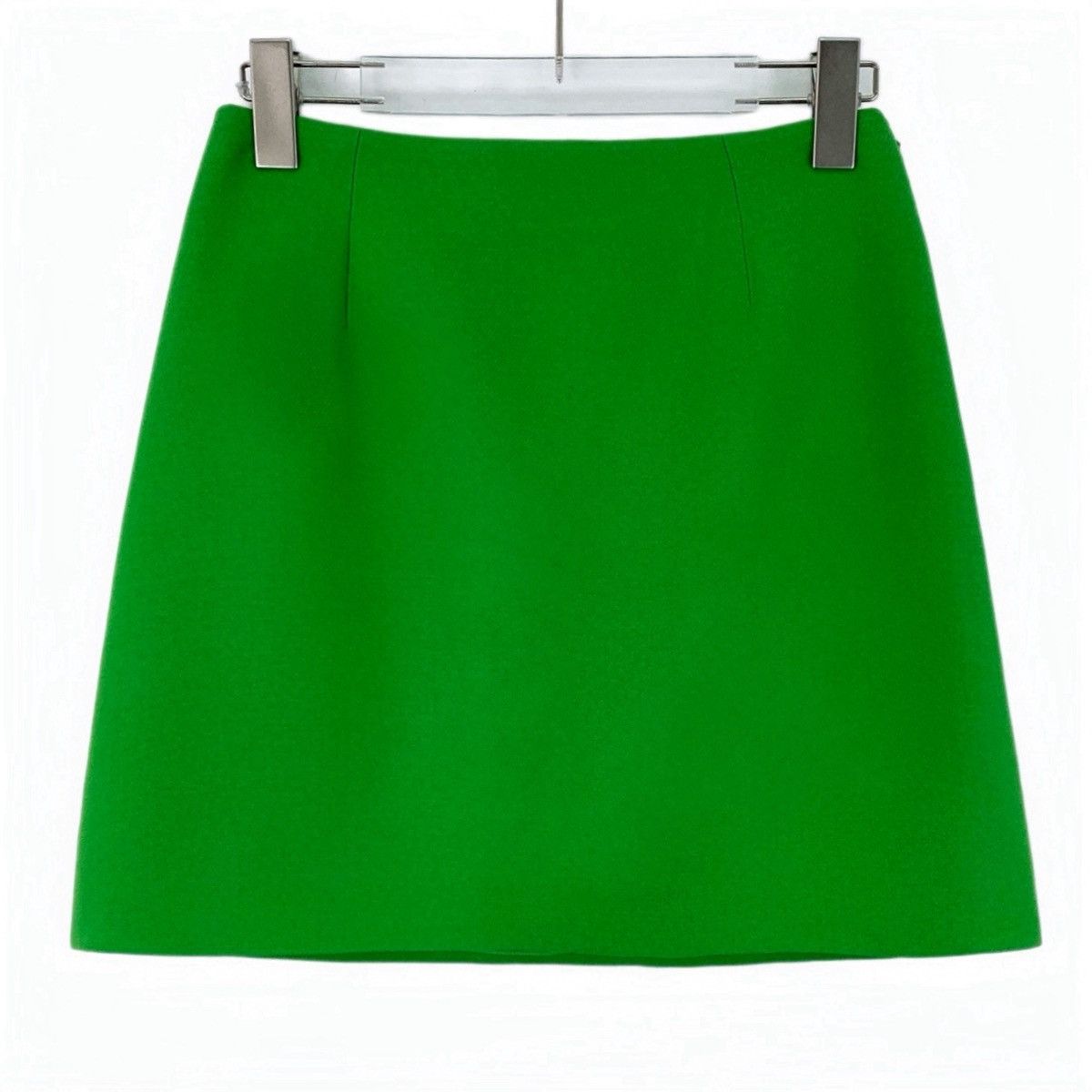 Dior Dior Green Wool Casual Mini Skirt K26WX Size 25" / US 0 / IT 36 - 2 Thumbnail