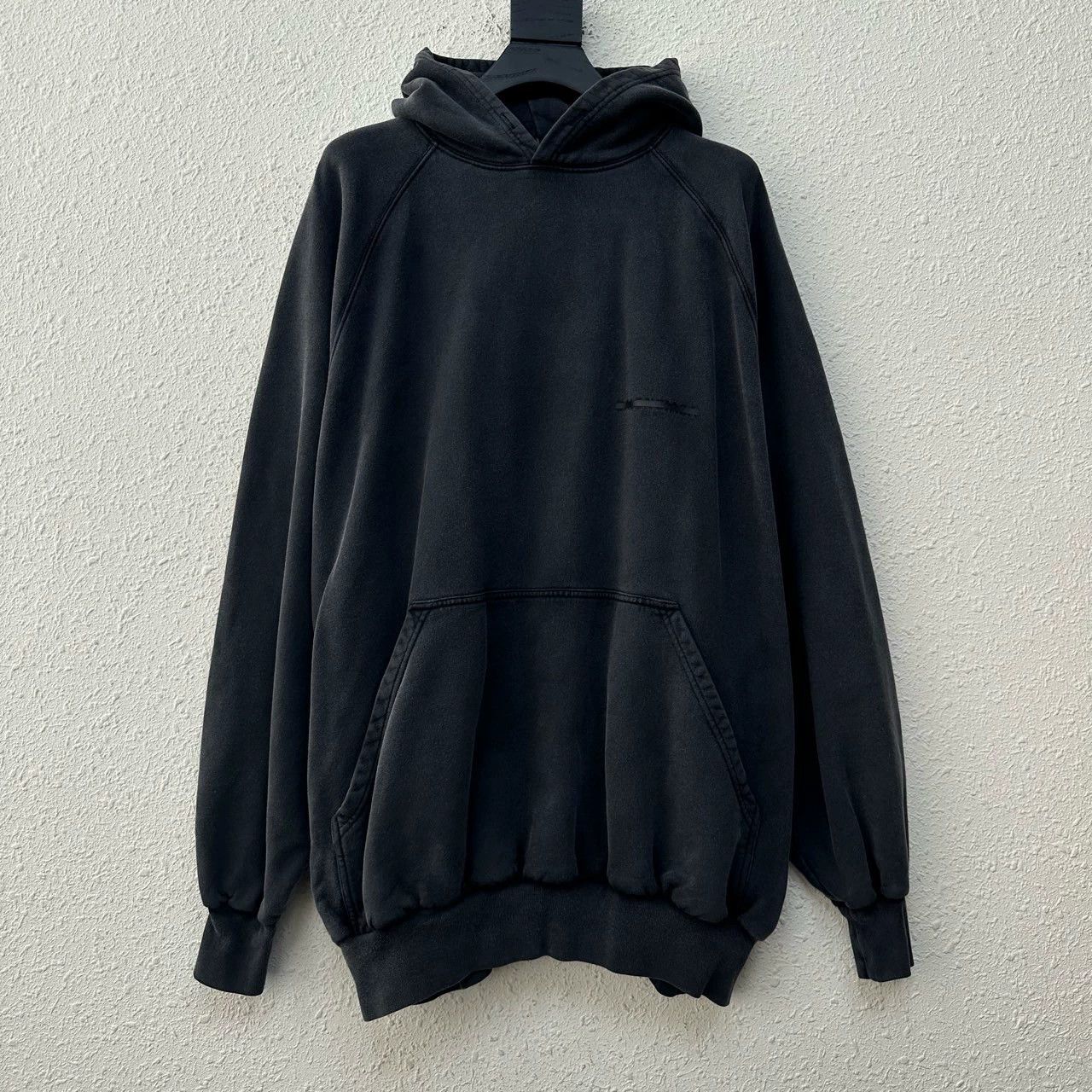 Balenciaga balenciaga washed gray logo sweatshirt Size US M / EU 48-50 / 2 - 1 Thumbnail