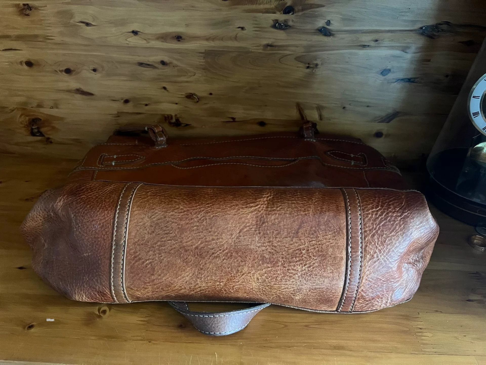Gents Genten Vintage Leather Bag Size ONE SIZE - 6 Thumbnail