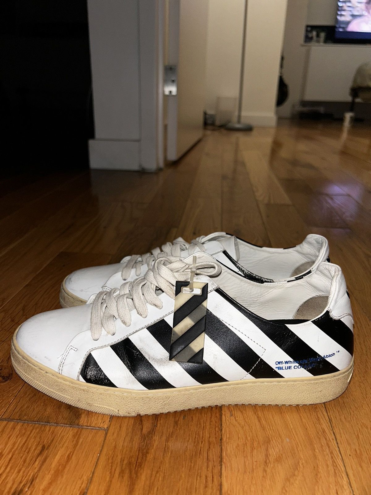 Off-White × Virgil Abloh 2018 VIRGIL “ BLUE COLLAR “ Size US 8 / EU 41 - 7 Thumbnail