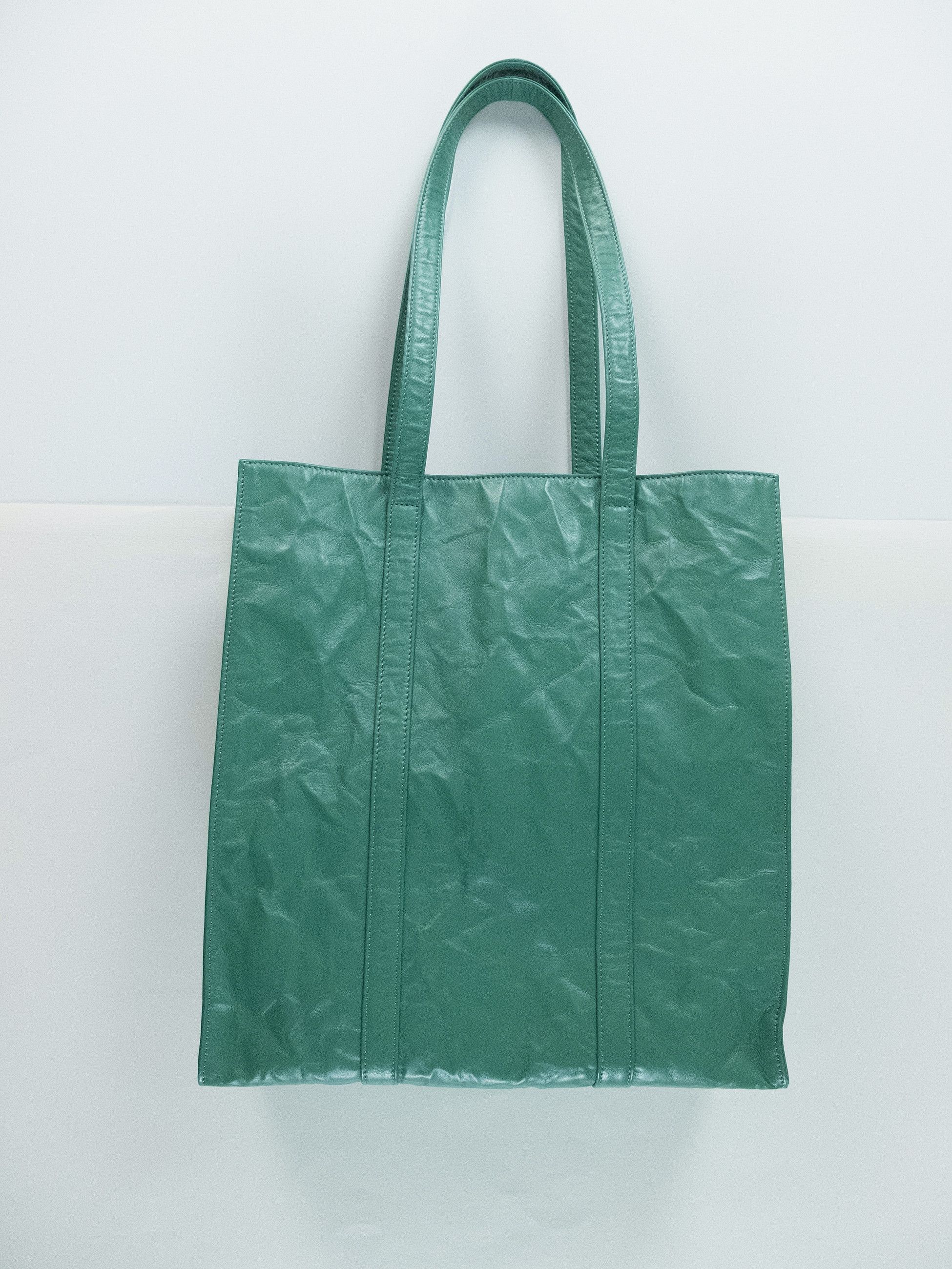 Prada PRADA sage green wrinkled effect antique nappa leather tote Size ONE SIZE - 10 Thumbnail