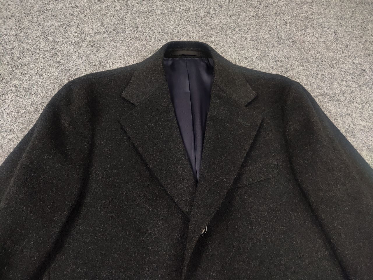 Suitsupply Suitsupply Design vicenza Gray Pure Wool coat Mid Jacket Size US S / EU 44-46 / 1 - 7 Thumbnail