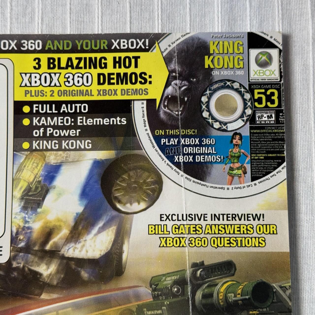 Other VTG XBOX Magazine #53 JAN 2006 Full Auto Demo No Disc Size ONE SIZE - 3 Thumbnail