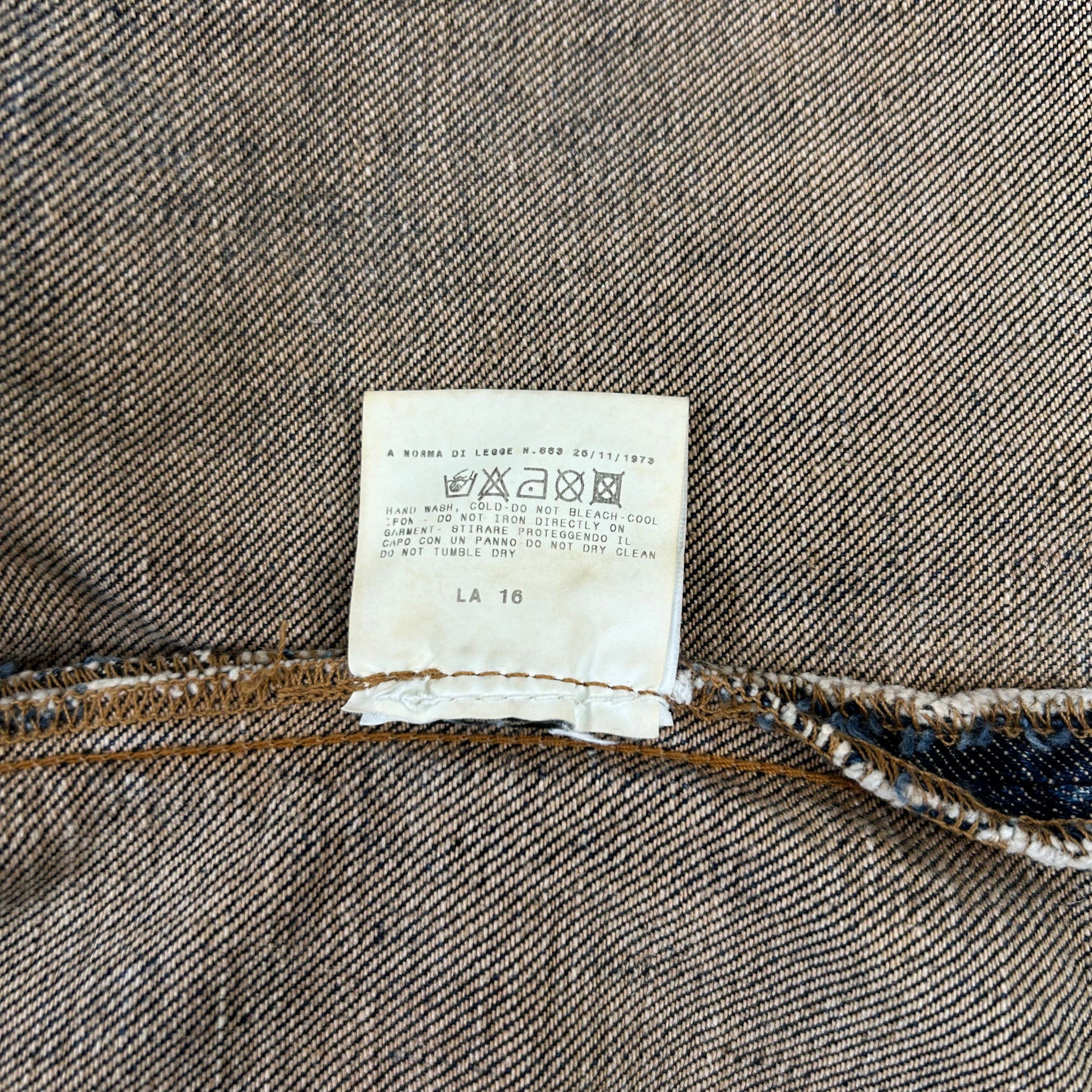 Just Cavalli Just Cavalli Snake Skin Patch Denim Jacket Size S / US 4 / IT 40 - 9 Thumbnail