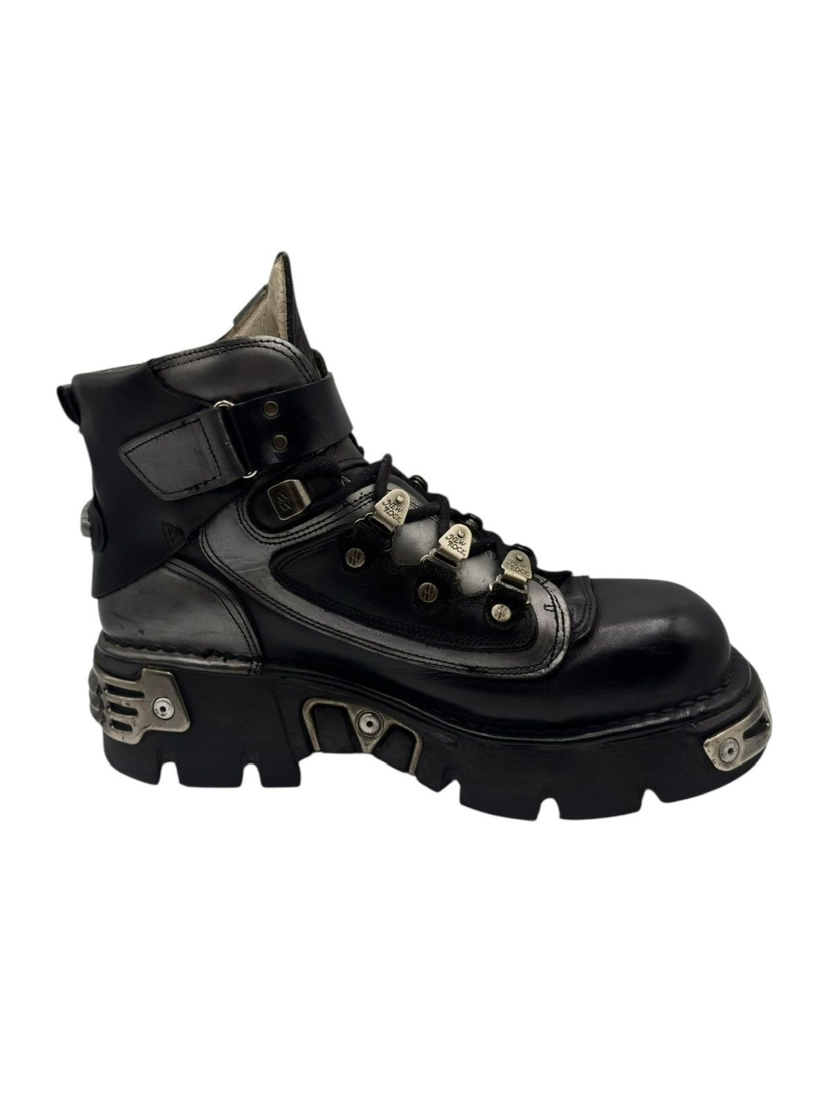 New Rock Vintage New Rock grey ankle reactor boots Size 43 Size US 10 / EU 43 - 7 Thumbnail
