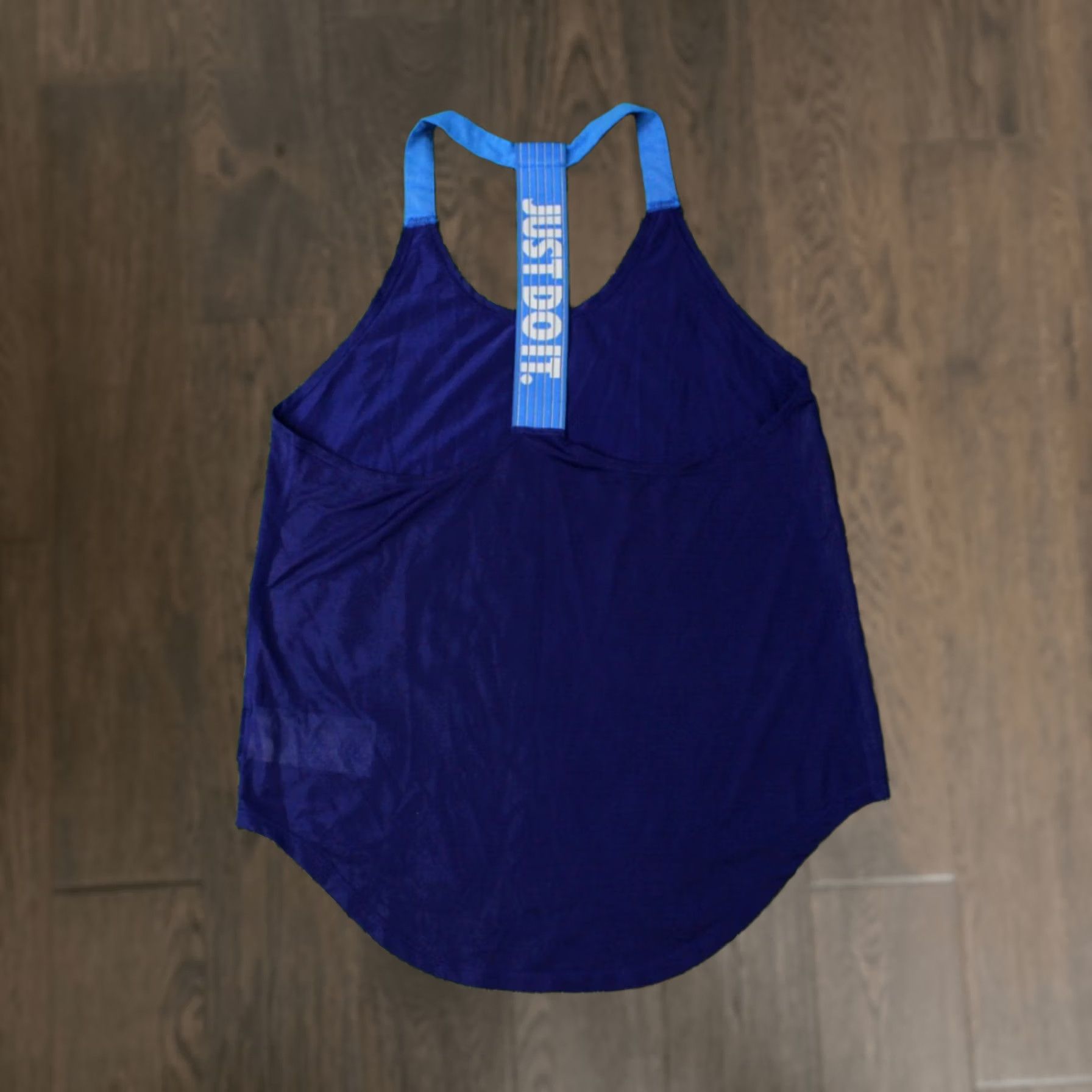 Nike NIKE DRI-FIT JUST DO IT ORIGINAL 2016 WOMEN VEST SLEEVELESS SHIRT JERSEY SIZE S Blue Size S / US 4 / IT 40 - 1 Thumbnail