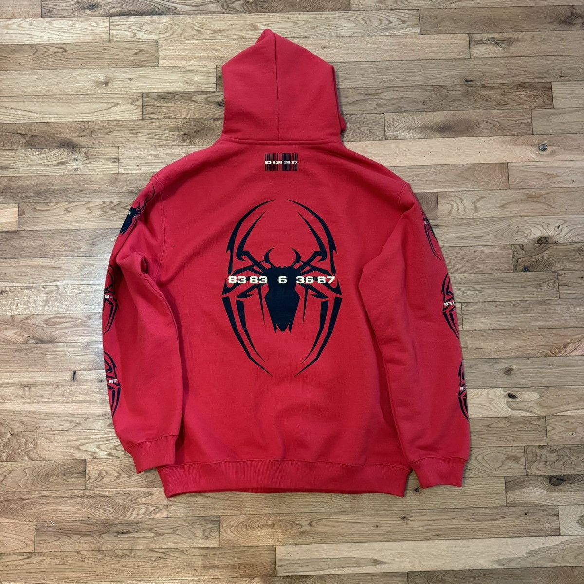 VTMNTS × Vetements VTMNTS red spider hoodie Size US S / EU 44-46 / 1 - 4 Thumbnail