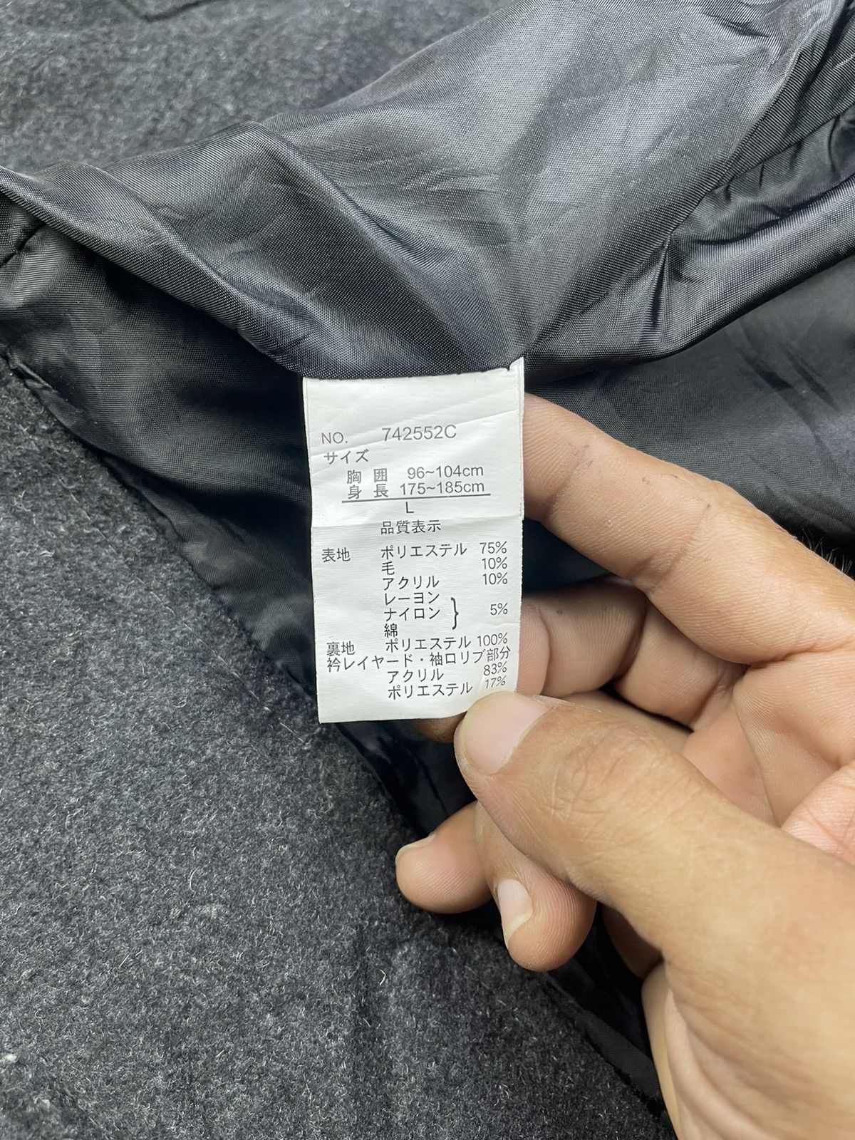 semanticdesign Semantic Design Mac Hope Double Zipper Wool Jacket Size US L / EU 52-54 / 3 - 12 Thumbnail