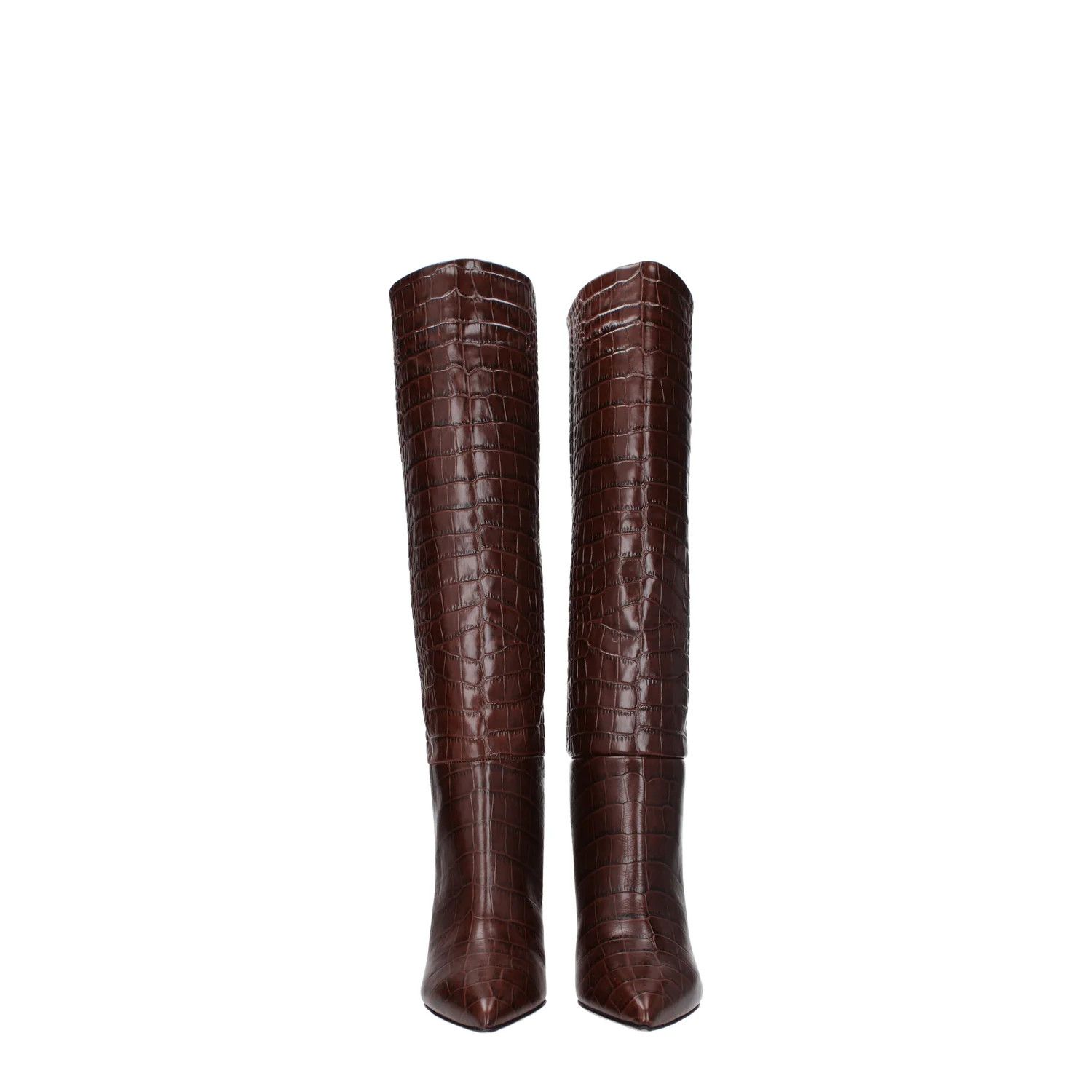 Paris Texas ob1o1e1124 Leather Boots in Chocolate Brown Size US 6 / IT 36 - 3 Thumbnail