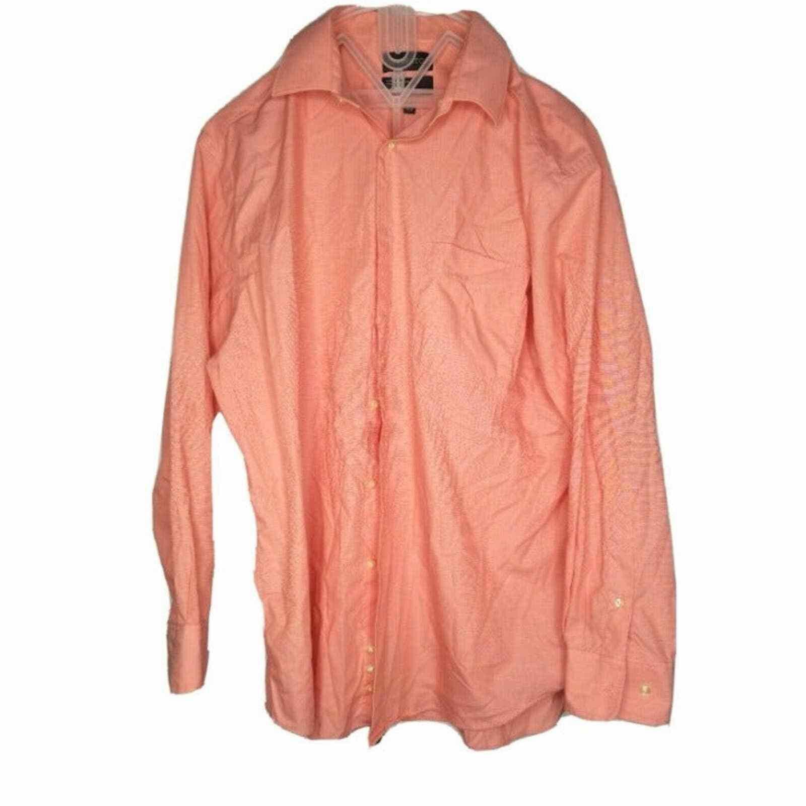 Covington Covington Dress Shirt Large Button Down Peachy Spring Lrg Size 42R - 1 Thumbnail