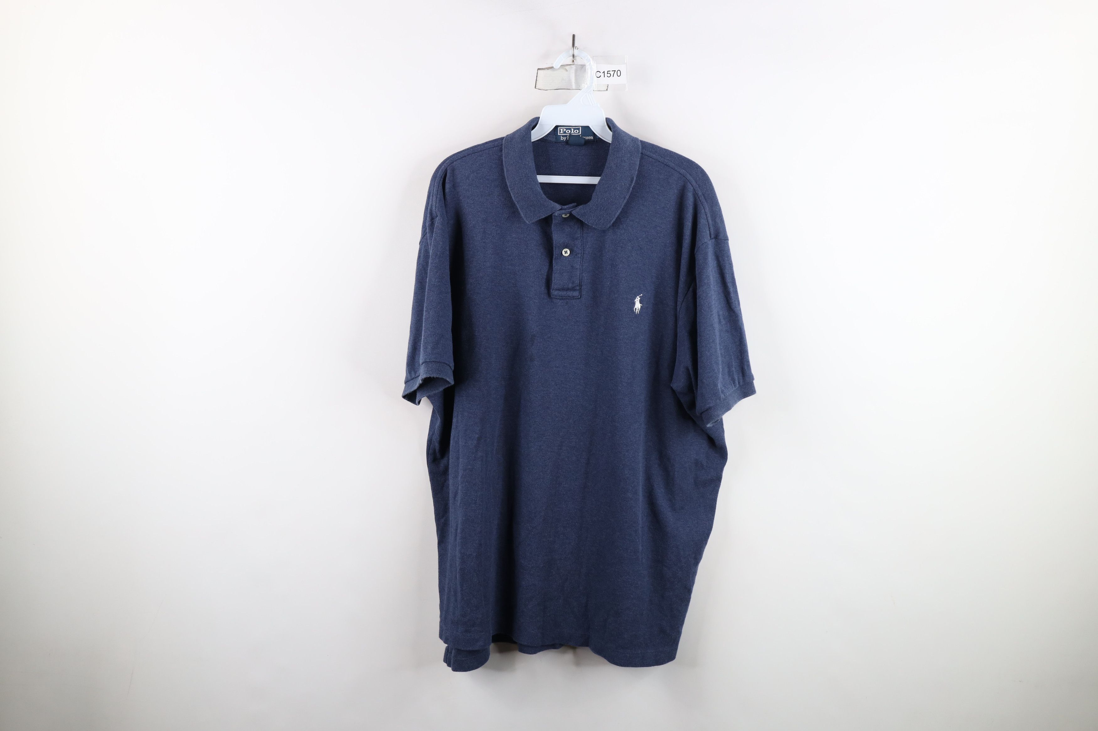 Ralph Lauren × Vintage Vintage 90s Ralph Lauren Soft Cotton Touch Golf Polo Shirt Size US XL / EU 56 / 4 - 1 Thumbnail