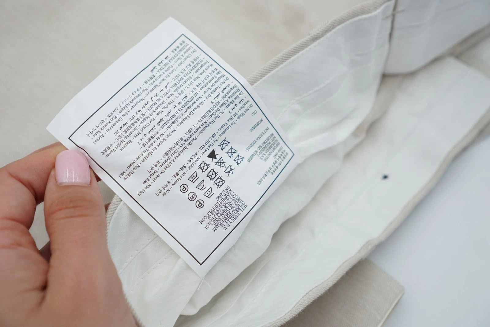 Suitsupply Men Suitsupply Pants Beige Cotton & Linen Brescia 23 US36S Size 36S - 8 Thumbnail