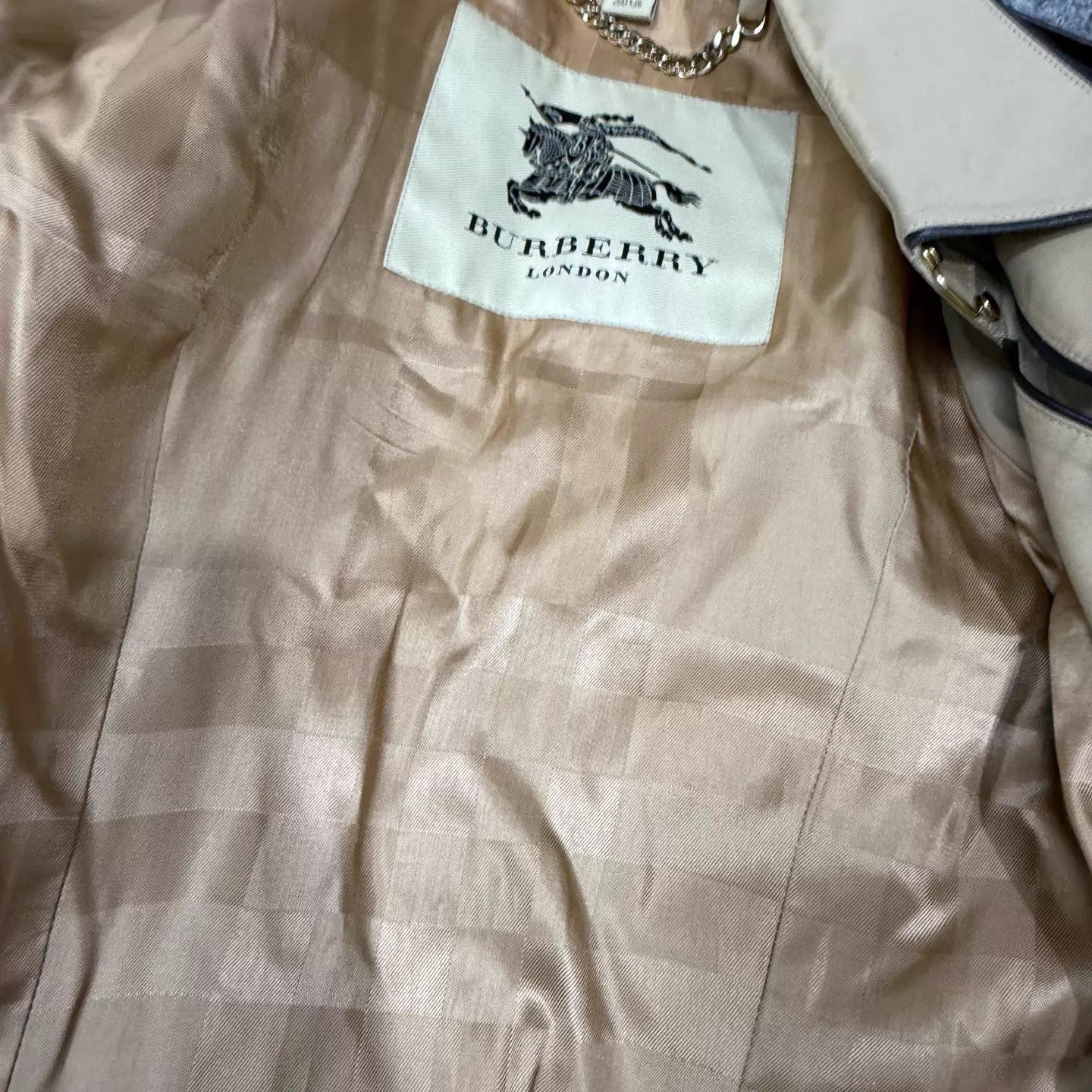 Burberry Burberry Khaki Waist-Tied Trench Coat UK4 NM Size XS / US 0-2 / IT 36-38 - 5 Thumbnail