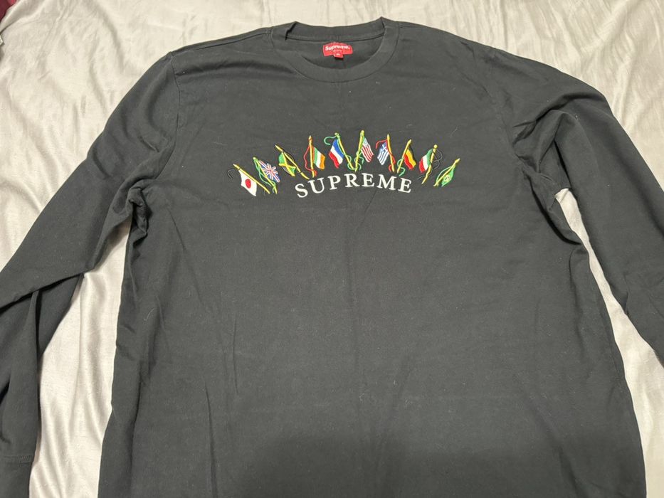 Supreme 2024 flags tee