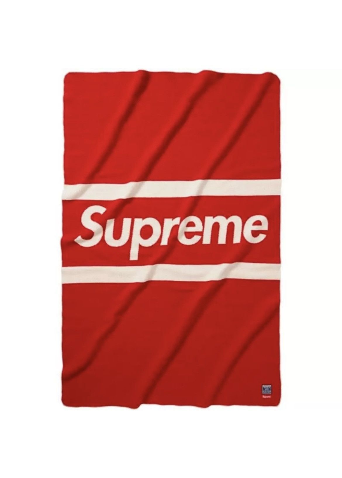 Supreme Faribault Woolen Mill Wool Box Logo Throw Red