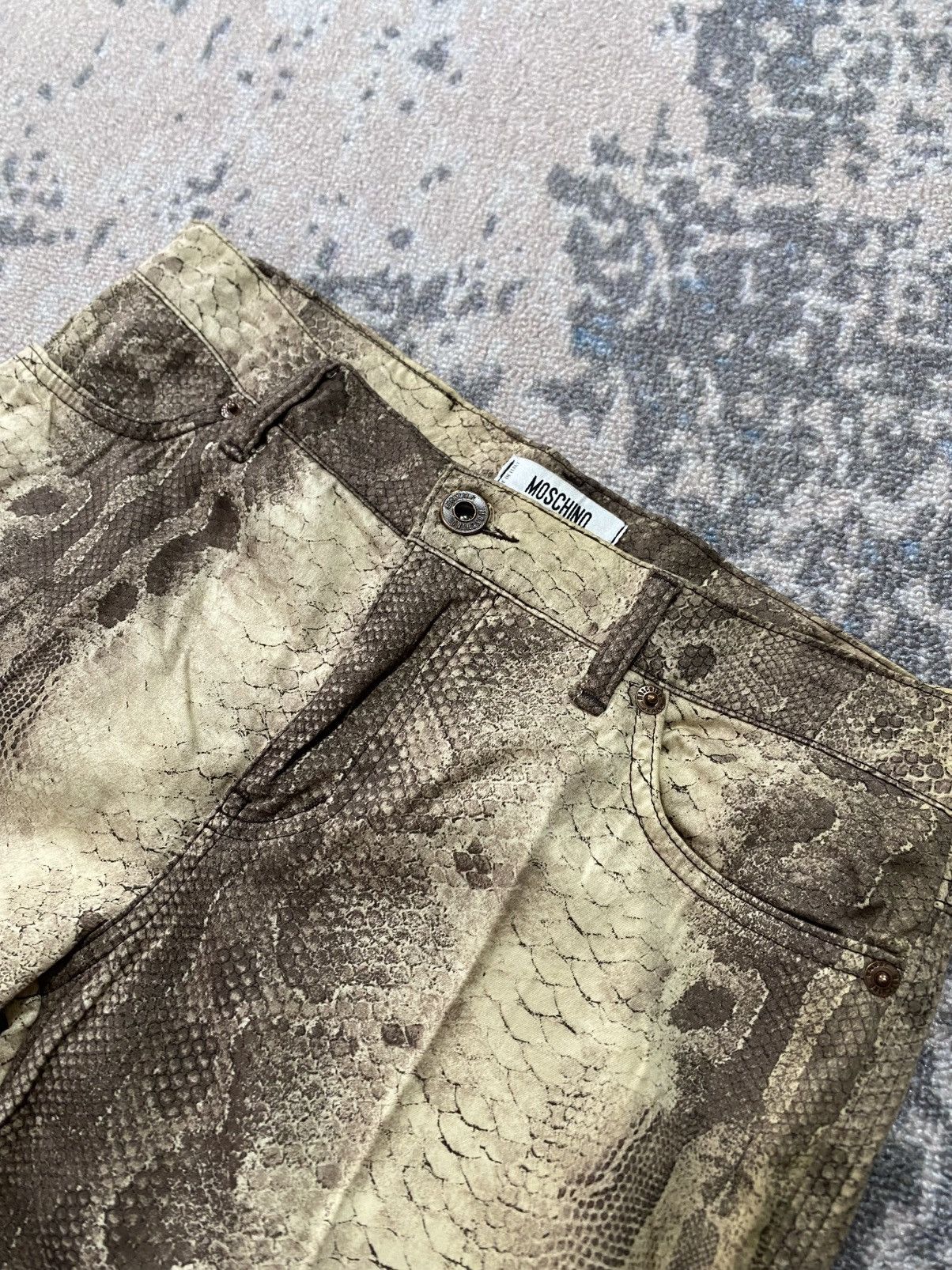 Moschino Moschino bot cut snake skin Size US 28 / EU 44 - 5 Thumbnail