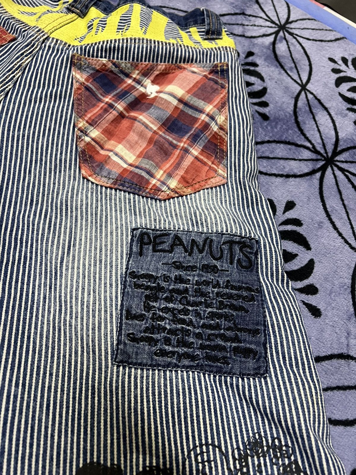 Peanuts × Vintage PEANUTS - Patchwork jeans Size 30" / US 8 / IT 44 - 10 Thumbnail
