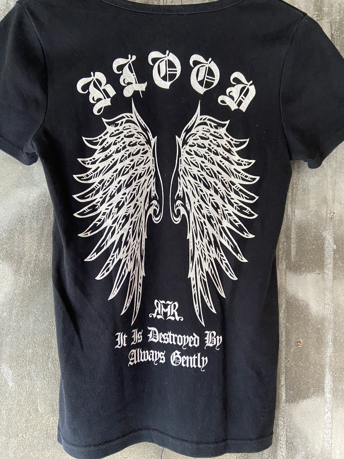 In The Attic IN THE ATTIC KNIT 2 IN 1 EMBARES SKULL TEE Size US M / EU 48-50 / 2 - 18 Thumbnail