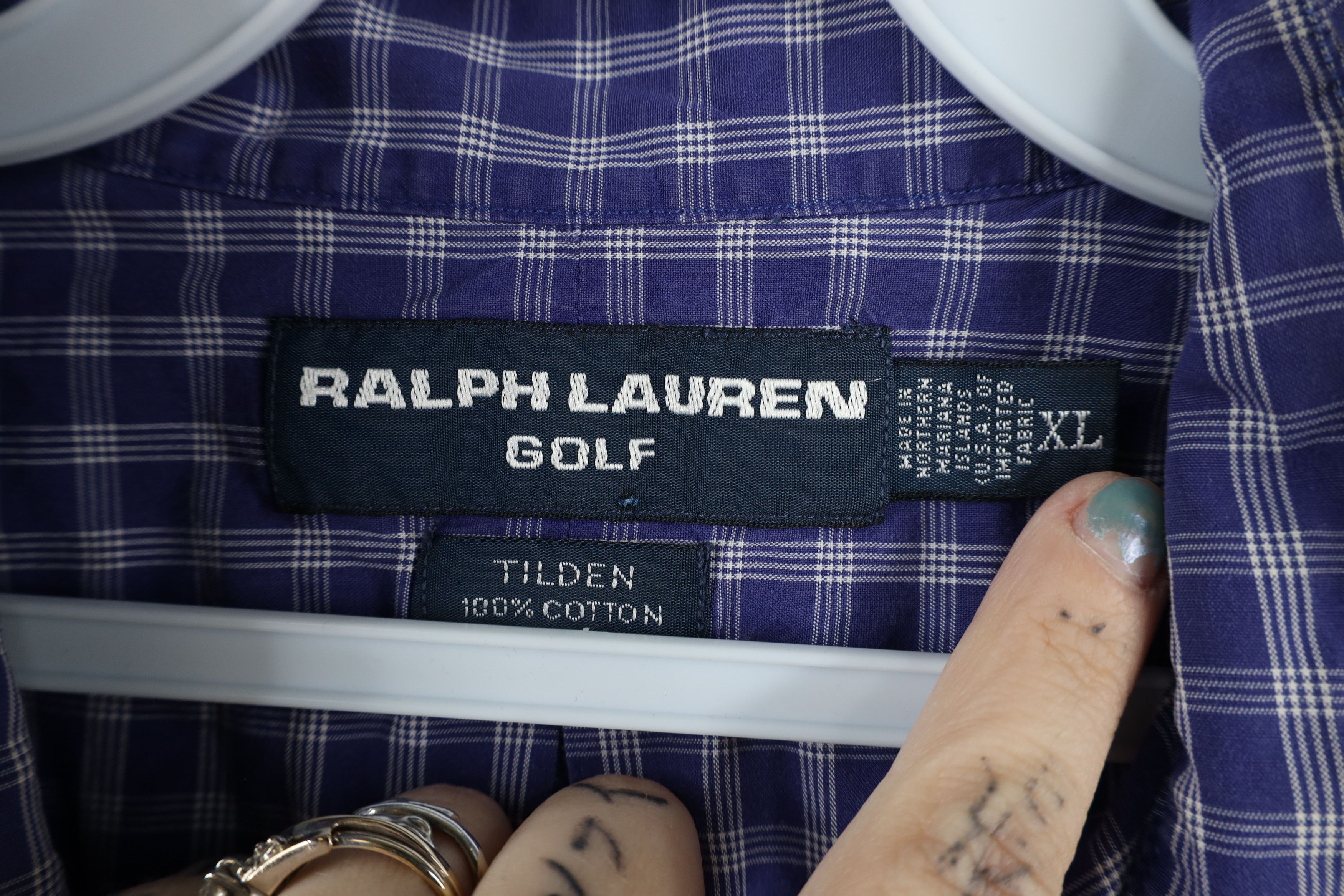 Ralph Lauren Vintage 90s Polo Golf Ralph Lauren Short Sleeve Shirt USA Size US XL / EU 56 / 4 - 7 Thumbnail
