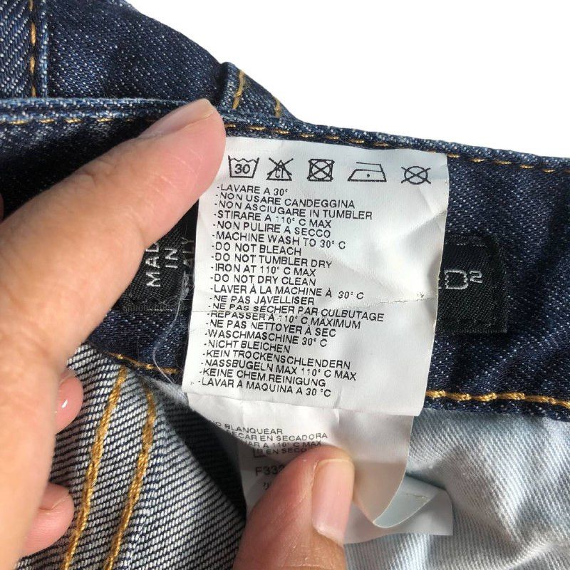 Dsquared2 Vintage Dsquared2 Made in Italy Men Denim Jeans Size US 44 / EU 60 - 18 Thumbnail