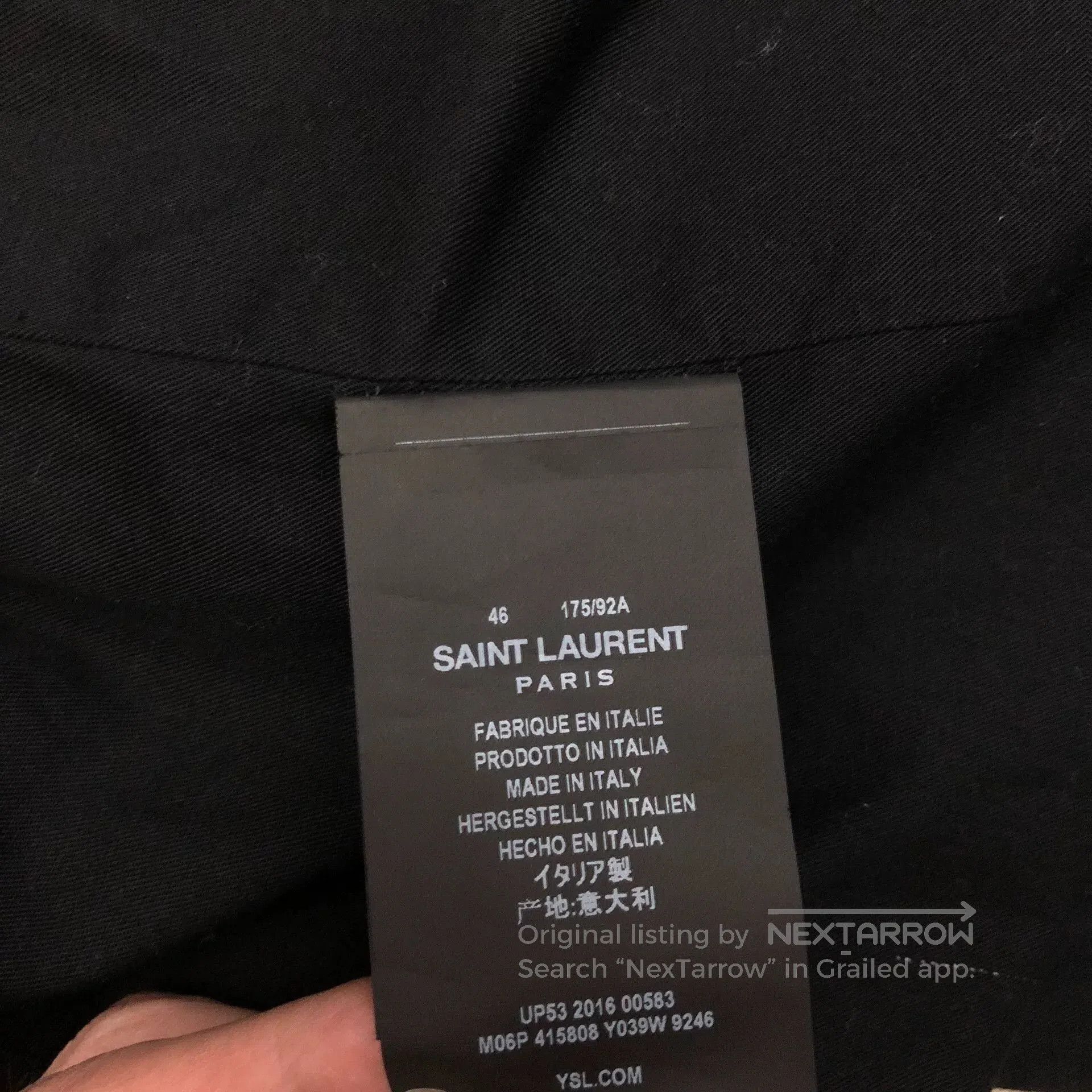 Saint Laurent Paris Saint Laurent 16FW Khaki Trench Coat. Size US S / EU 44-46 / 1 - 7 Thumbnail