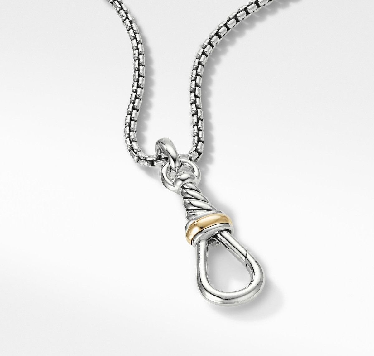David Yurman o1w1db10325 Medium Cable Amulet Sterling Silver Size ONE SIZE - 1 Preview