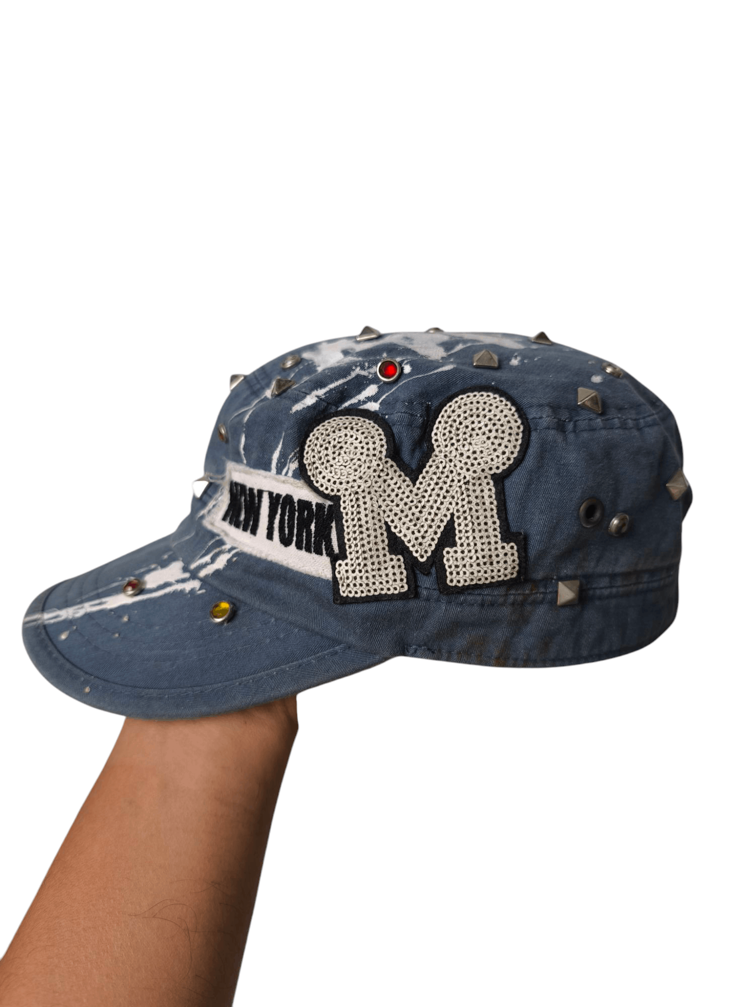 KMRii × Vintage Y2k Studed Patrol cap Size ONE SIZE - 2 Thumbnail